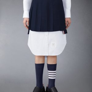 WOOL FRESCO MINI PLEATED SKIRT