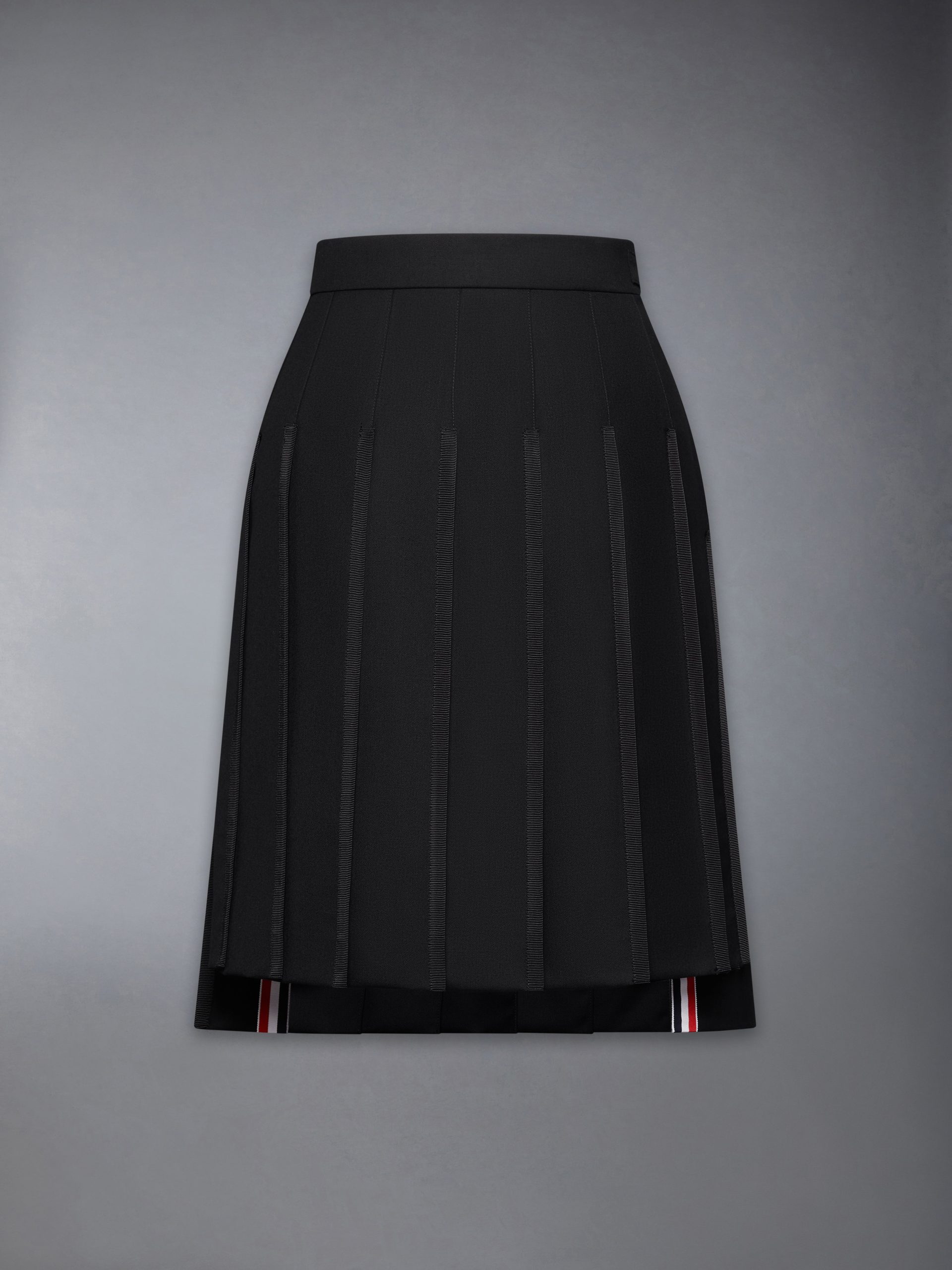 SUPER 120'S TWILL PLEATED SKIRT - Image 7