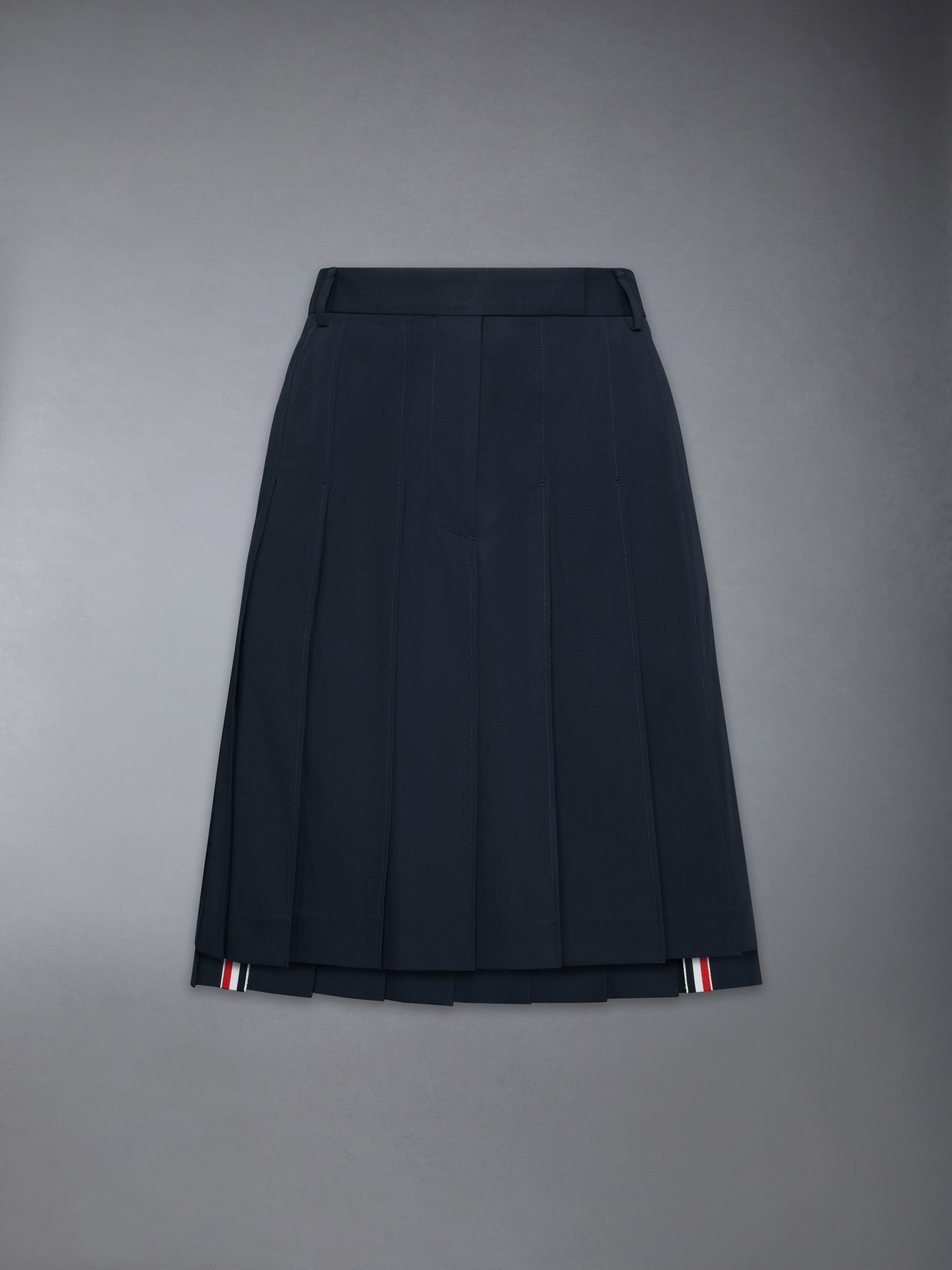 COTTON SUITING PLEATED SKIRT - Image 7