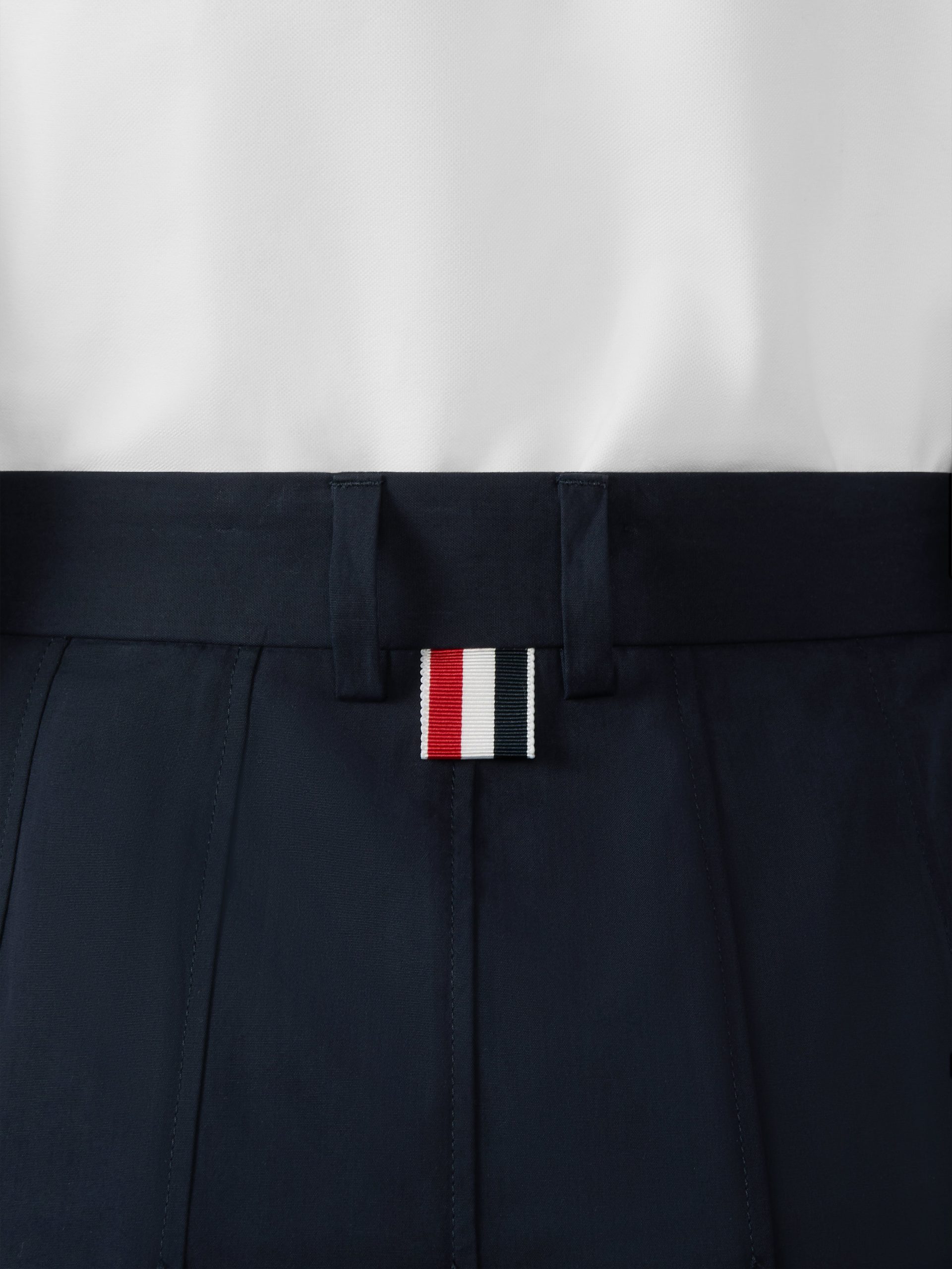 COTTON SUITING PLEATED SKIRT - Image 6