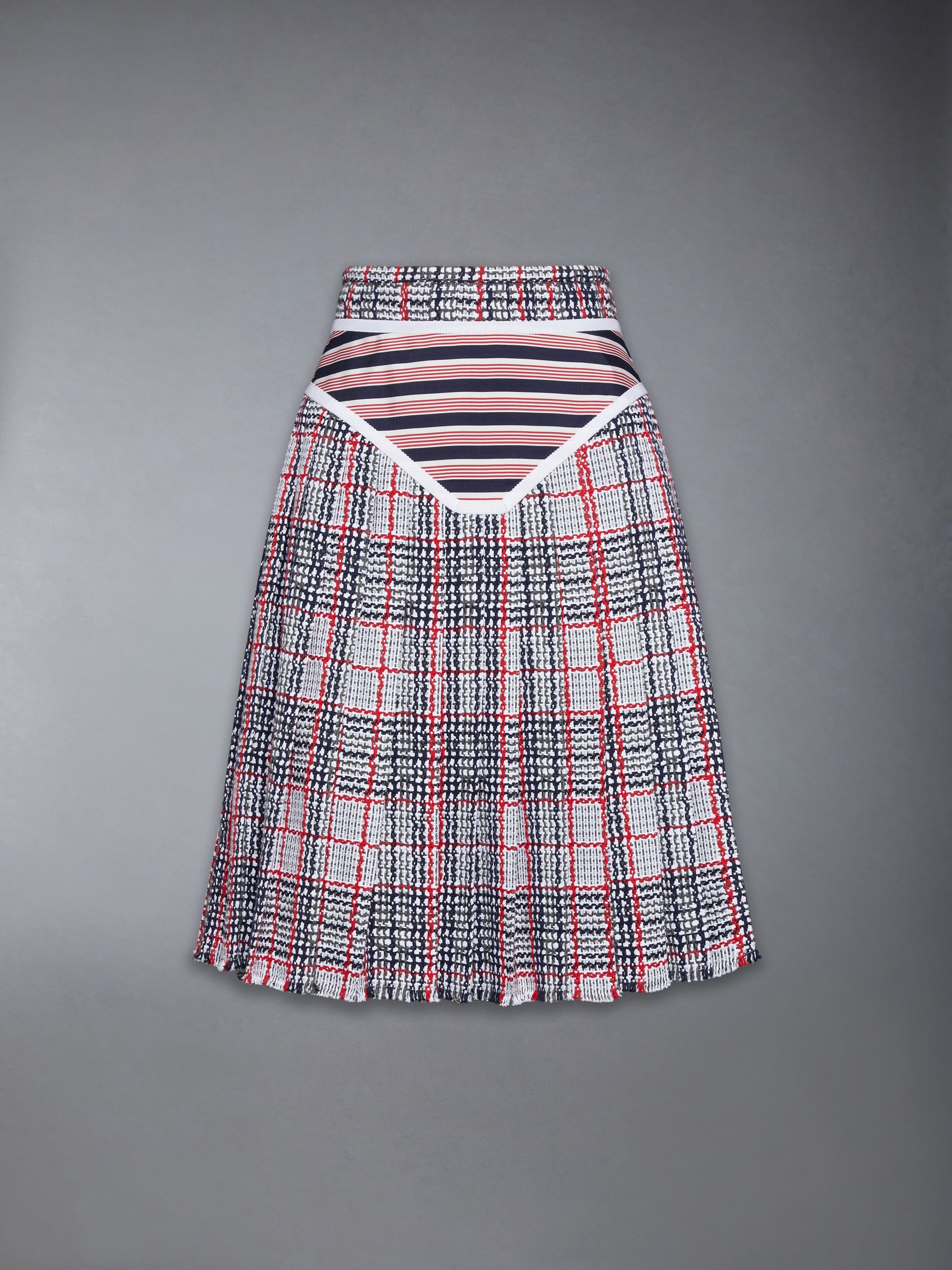 SUMMER TWEED TROMPE L'ŒIL BIKINI FRAYED SKIRT - Image 5