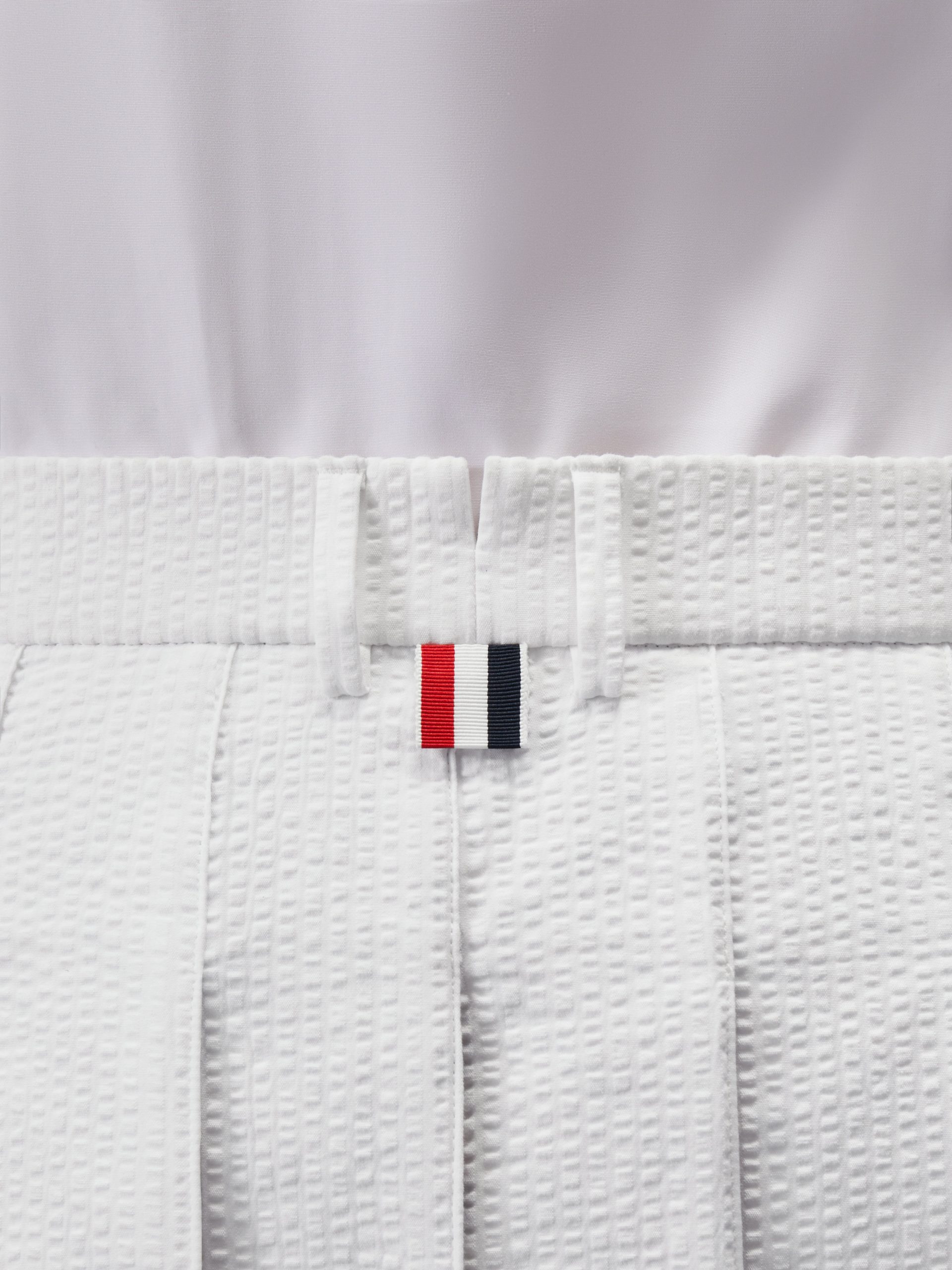 RWB BUGLE BEAD TIPPING LOW RISE PLEATED SKIRT - Image 5