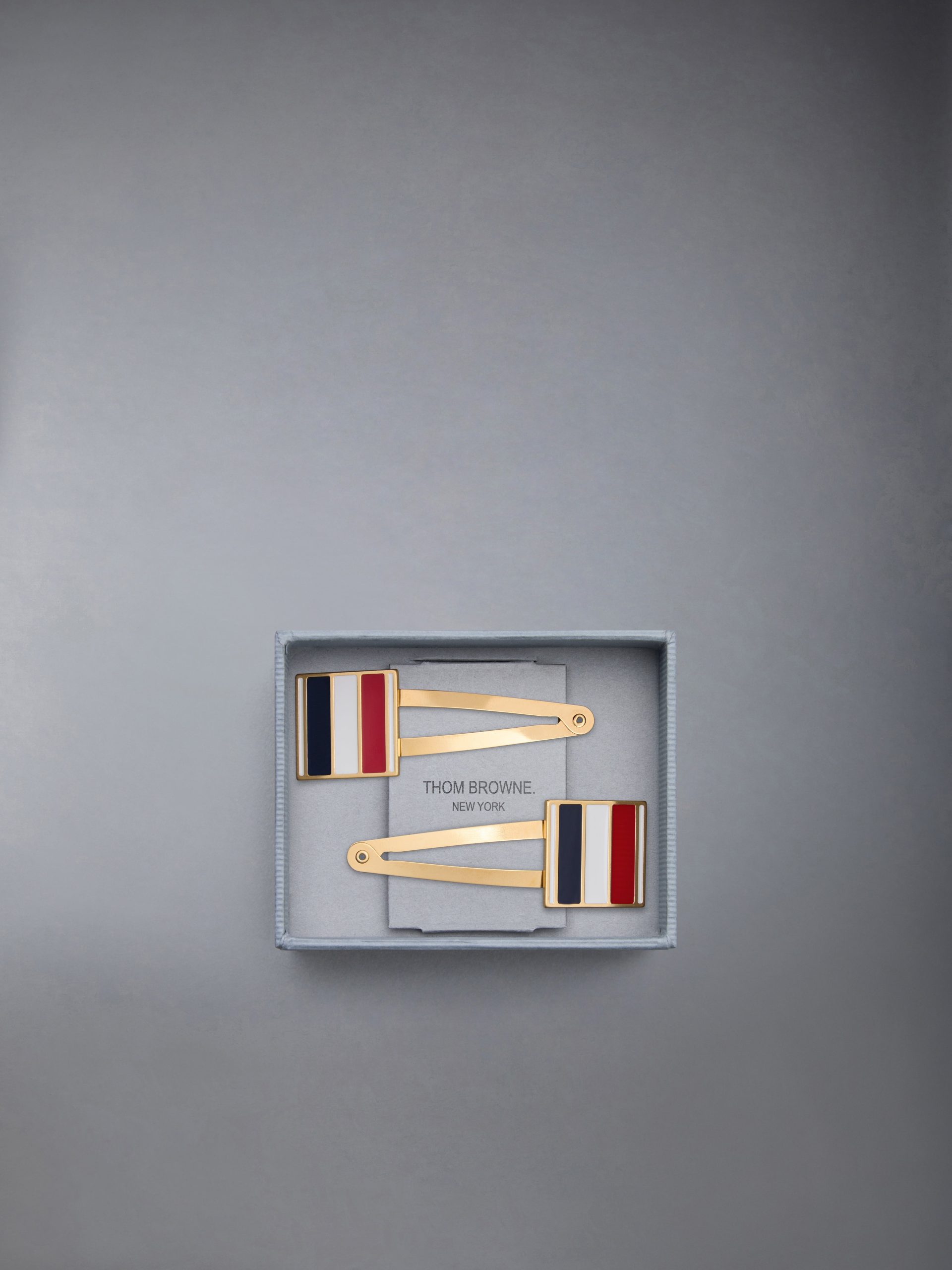 2-PAIR RWB FLAG HAIR CLIPS - Image 4