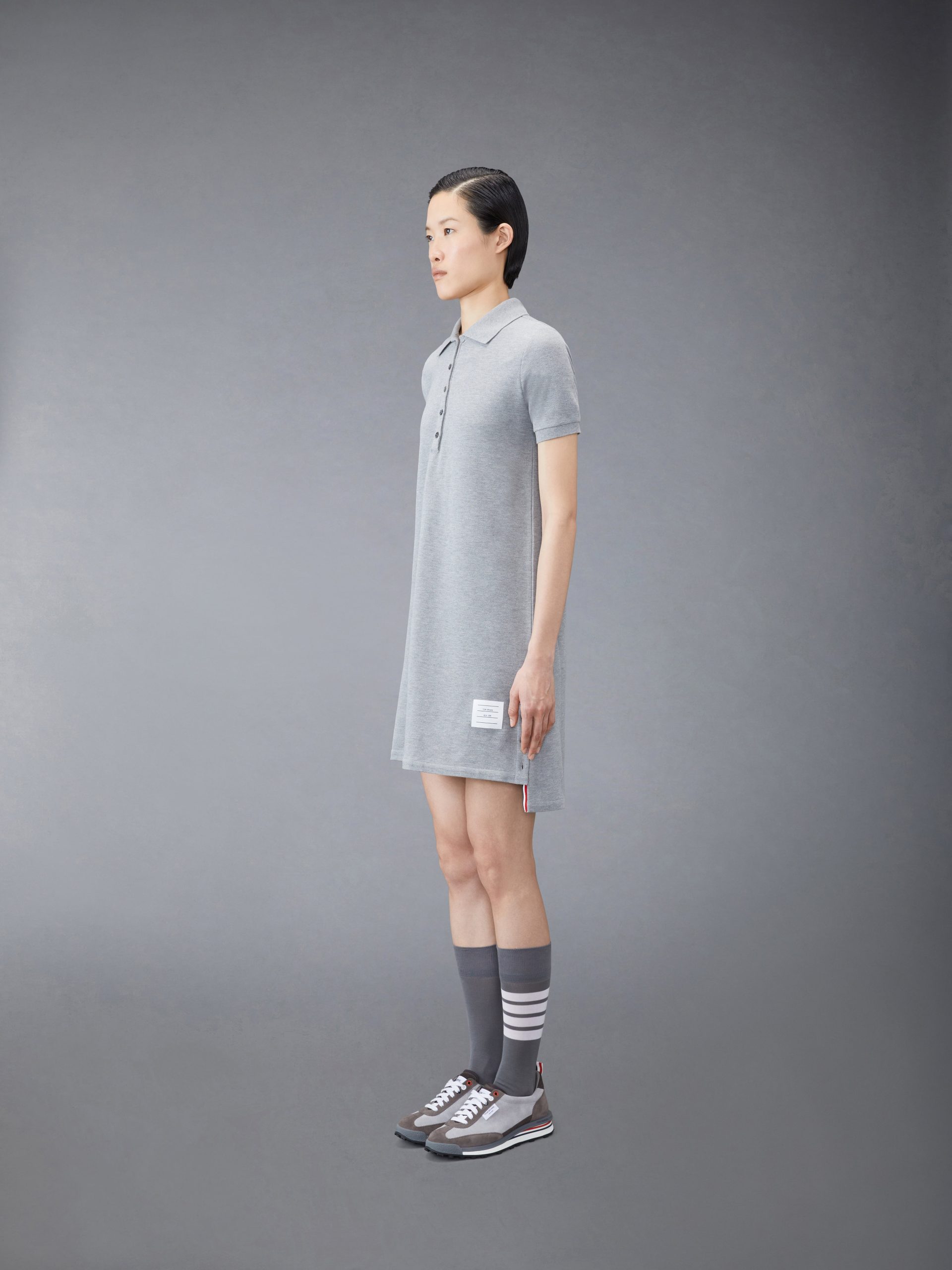 CLASSIC PIQUE STRIPE POLO DRESS - Image 2