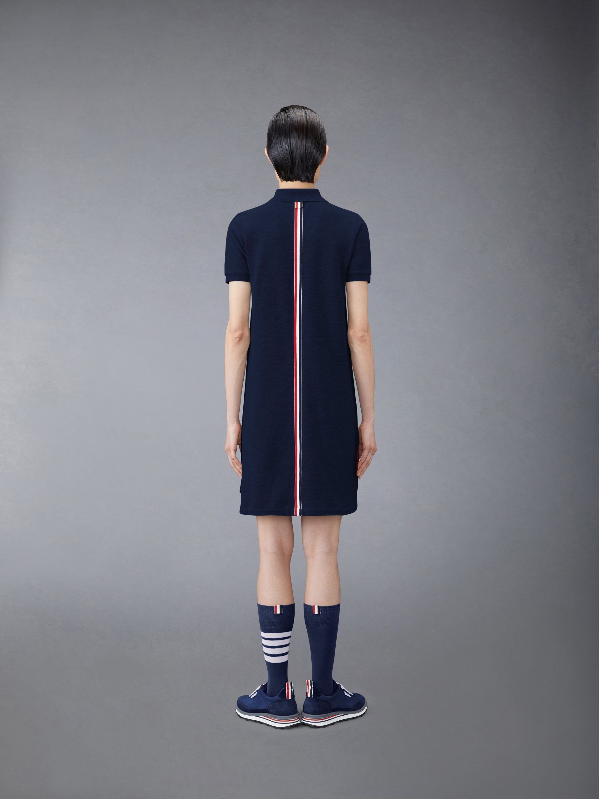 CLASSIC PIQUE STRIPE POLO DRESS - Image 3
