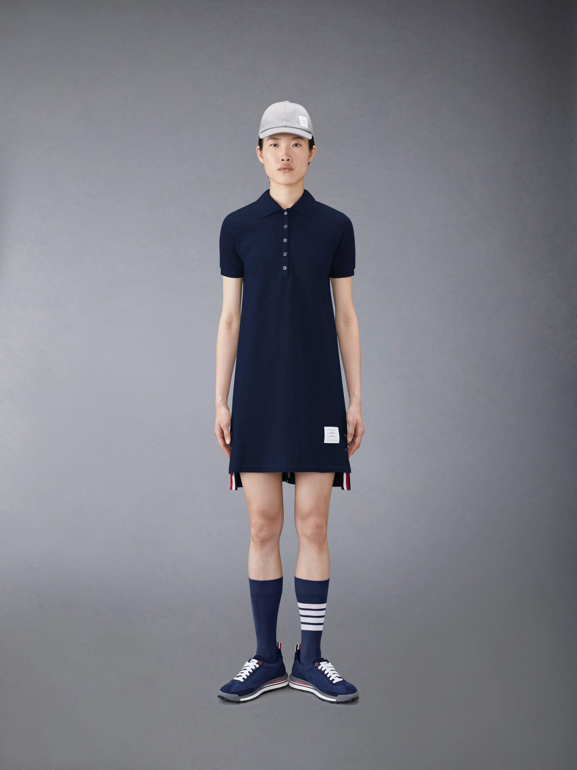 CLASSIC PIQUE STRIPE POLO DRESS - Image 4