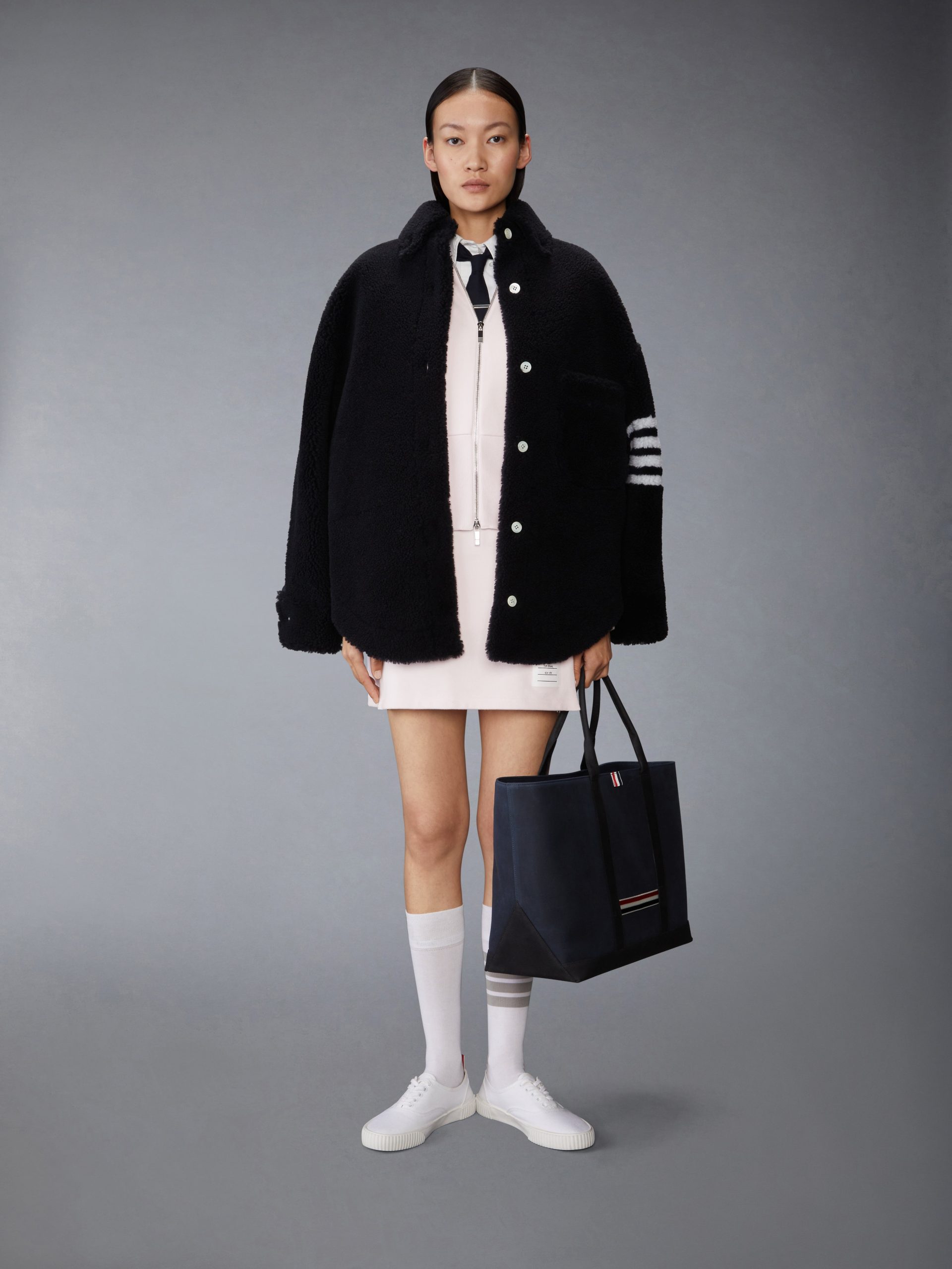 CLASSIC 4-BAR JERSEY MINI SKIRT - Image 4