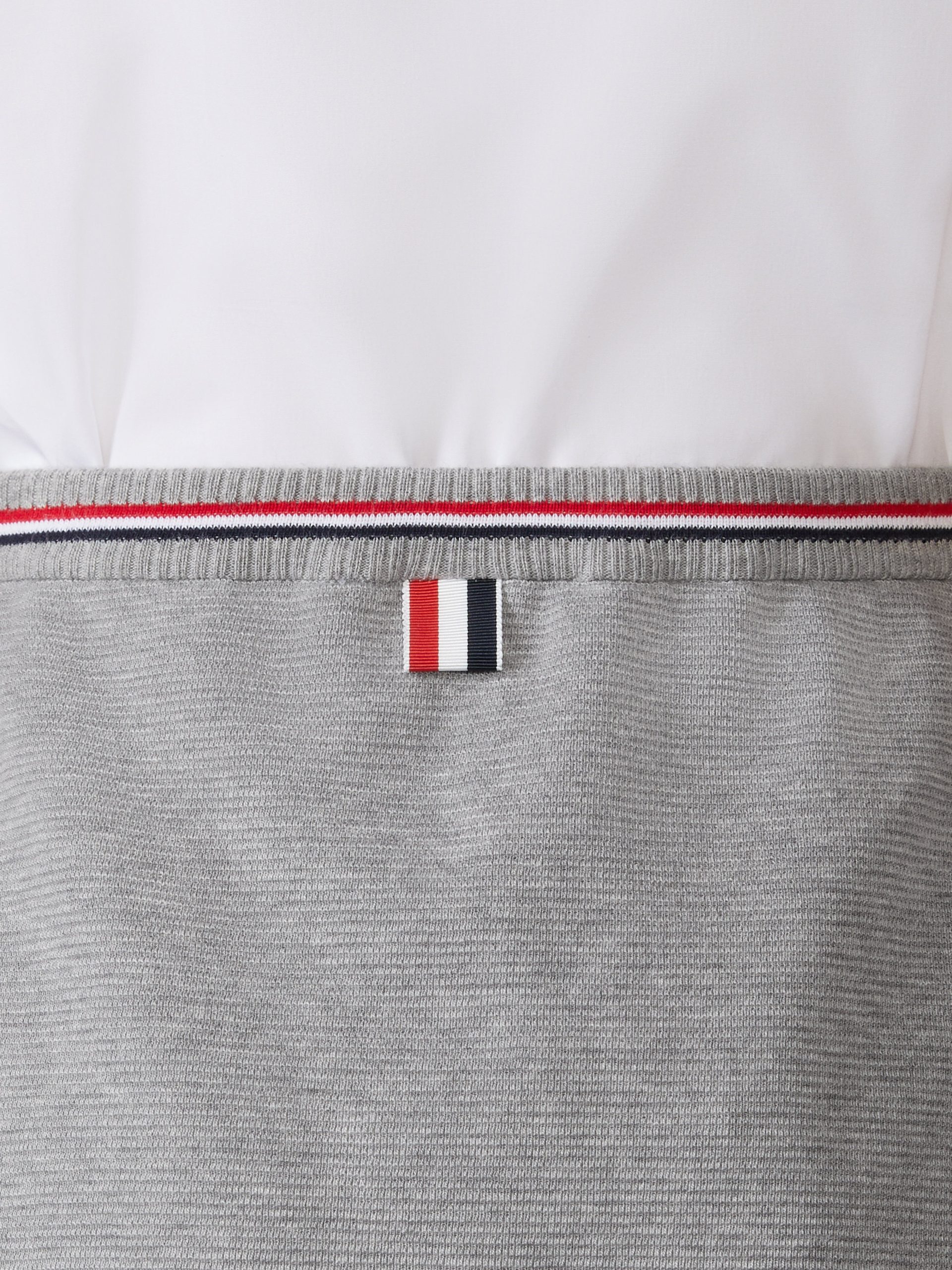 COTTON WAFFLE MINI WRAP SKIRT - Image 6