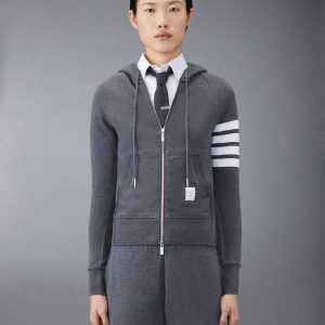 CLASSIC LOOPBACK 4-BAR FULL ZIP HOODIE