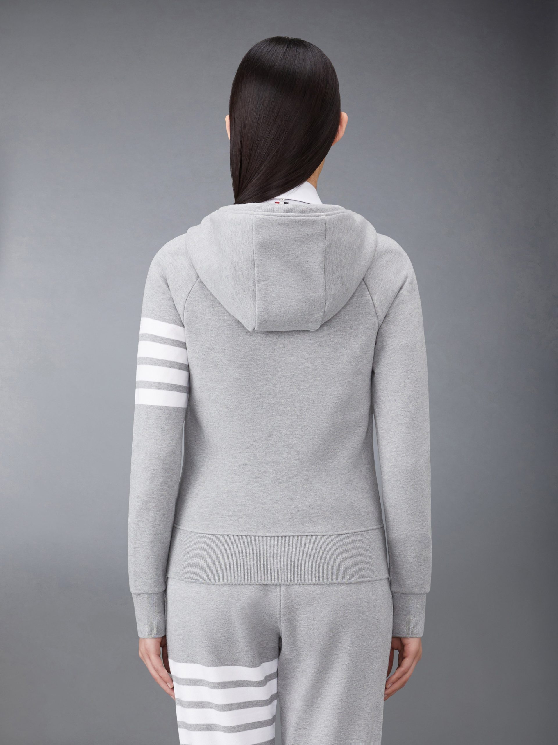 CLASSIC LOOPBACK 4-BAR FULL ZIP HOODIE - Image 3