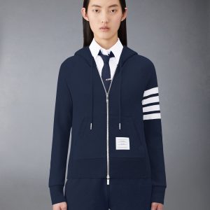 CLASSIC LOOPBACK 4-BAR FULL ZIP HOODIE