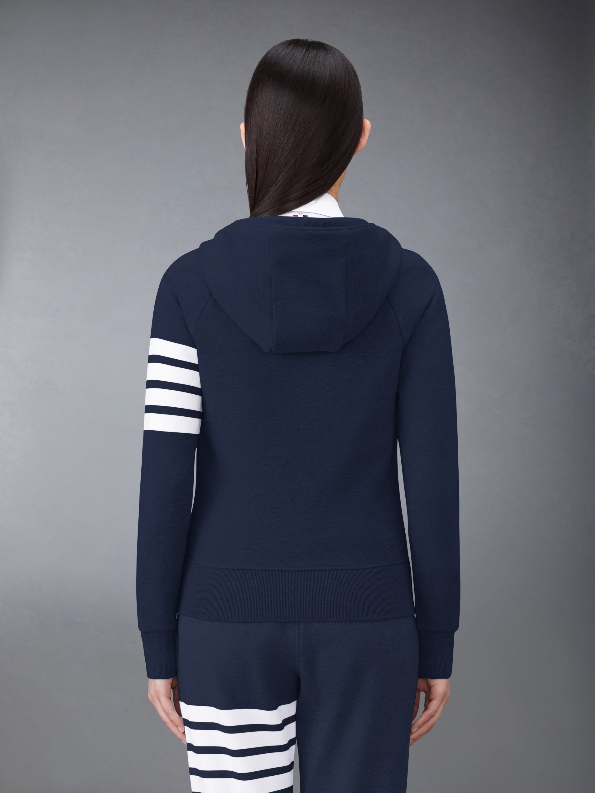 CLASSIC LOOPBACK 4-BAR FULL ZIP HOODIE - Image 3