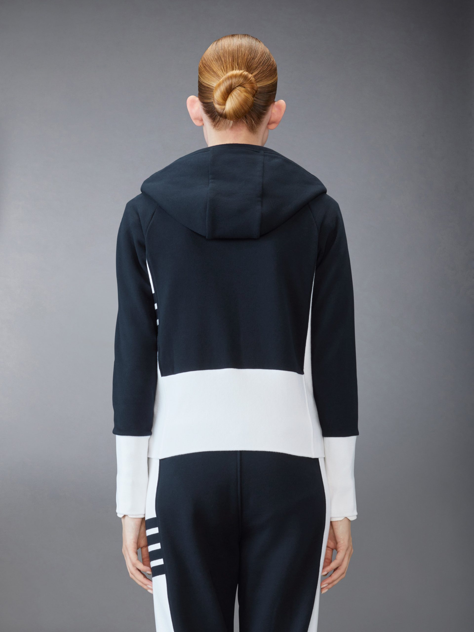 CLASSIC LOOPBACK 4-BAR ZIP UP HOODIE - Image 3