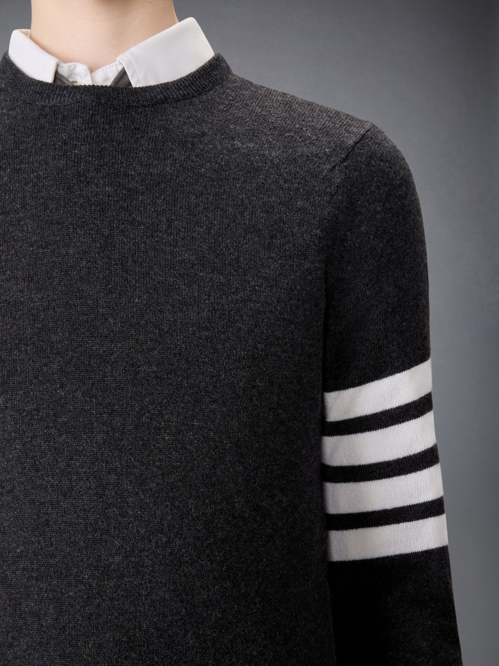 CLASSIC CASHMERE 4-BAR PULLOVER - Image 4