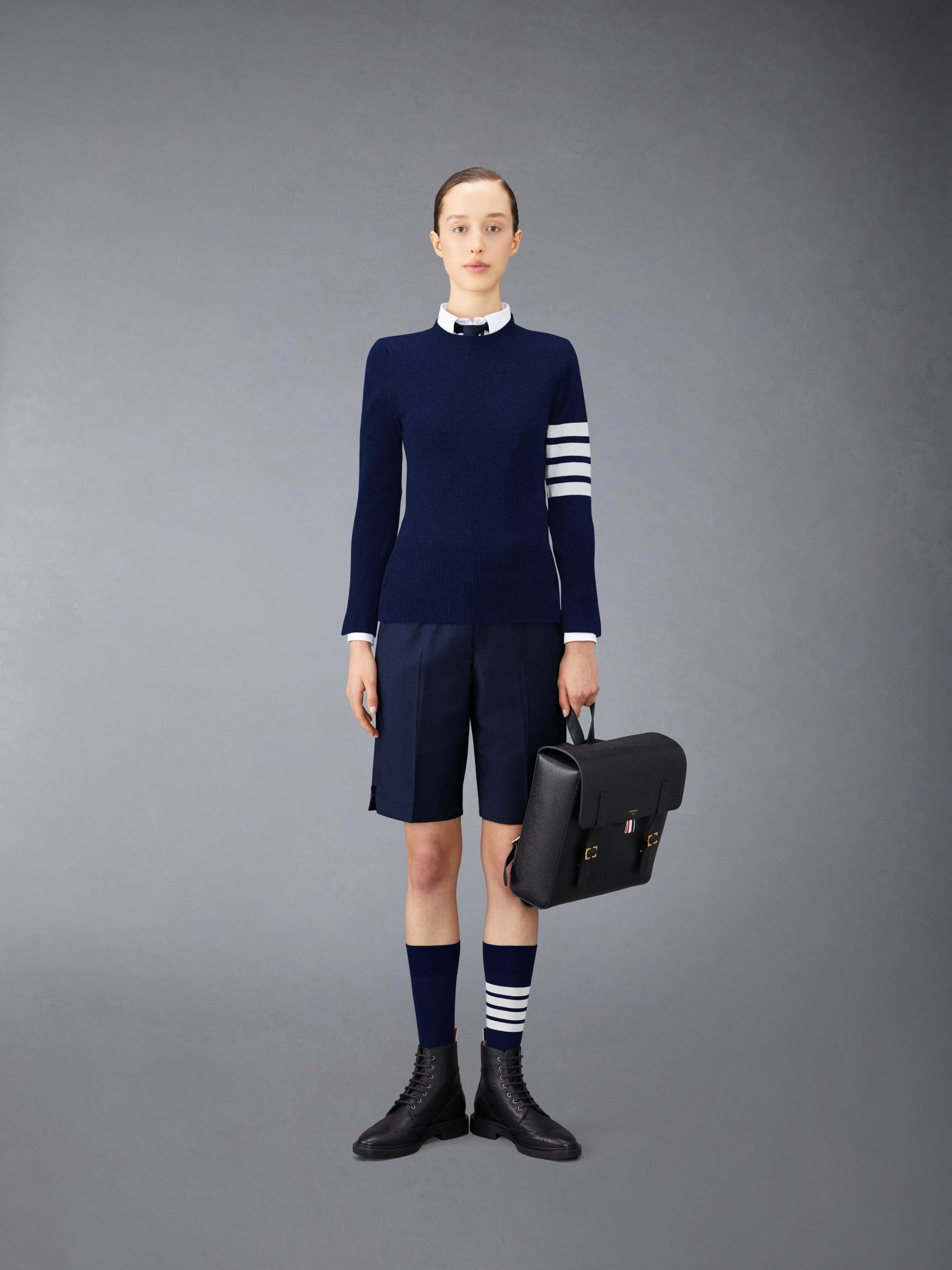 CLASSIC CASHMERE 4-BAR PULLOVER - Image 3