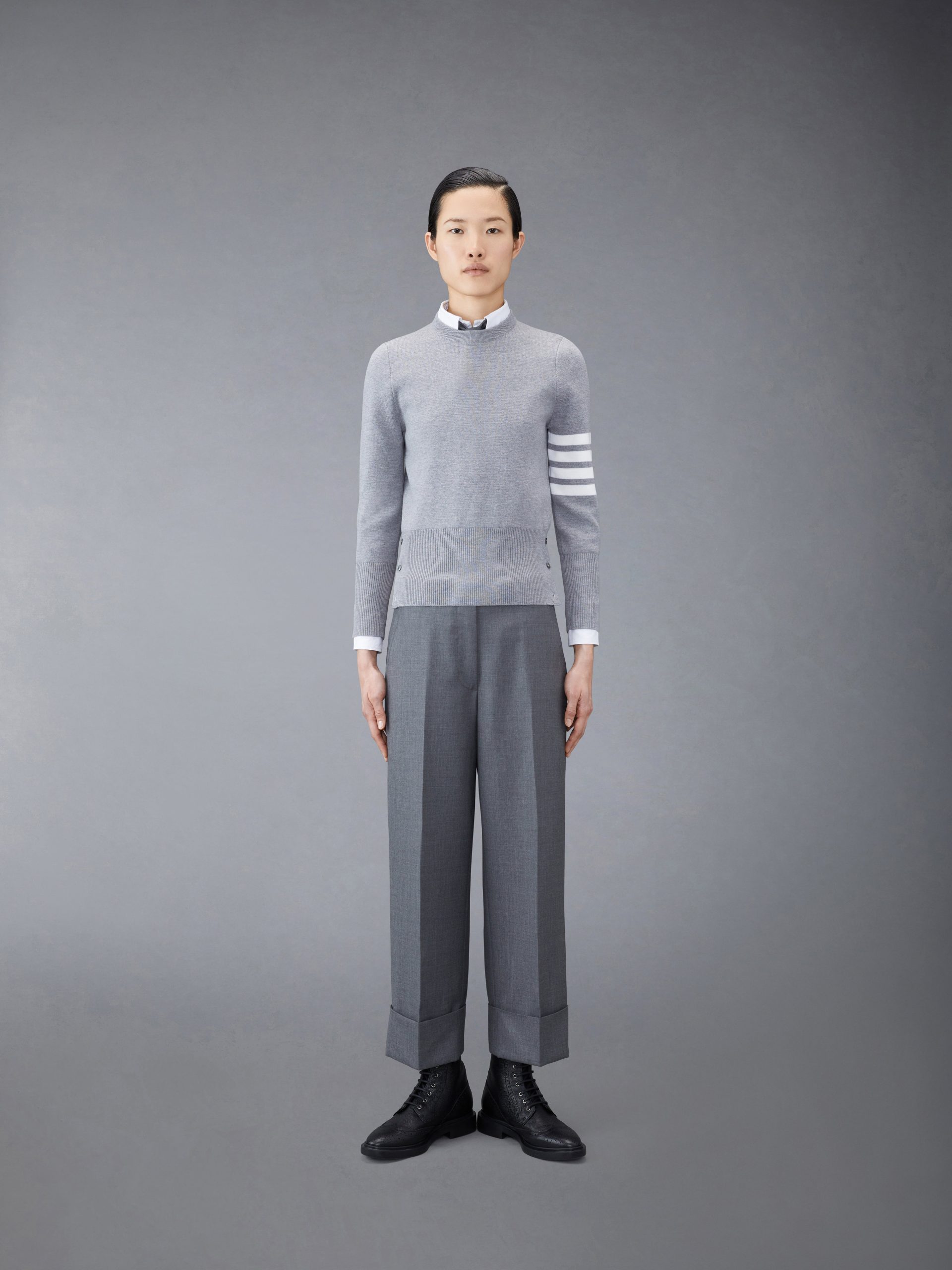 WOOL MILANO STITCH CLASSIC 4-BAR PULLOVER - Image 3