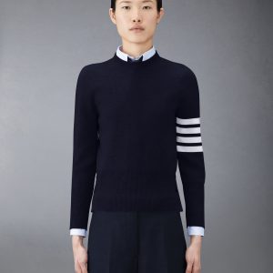 WOOL MILANO STITCH CLASSIC 4-BAR PULLOVER