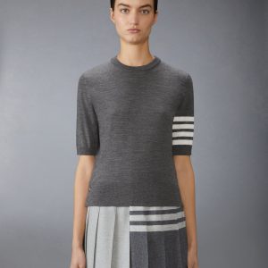 FINE MERINO WOOL 4-BAR TEE