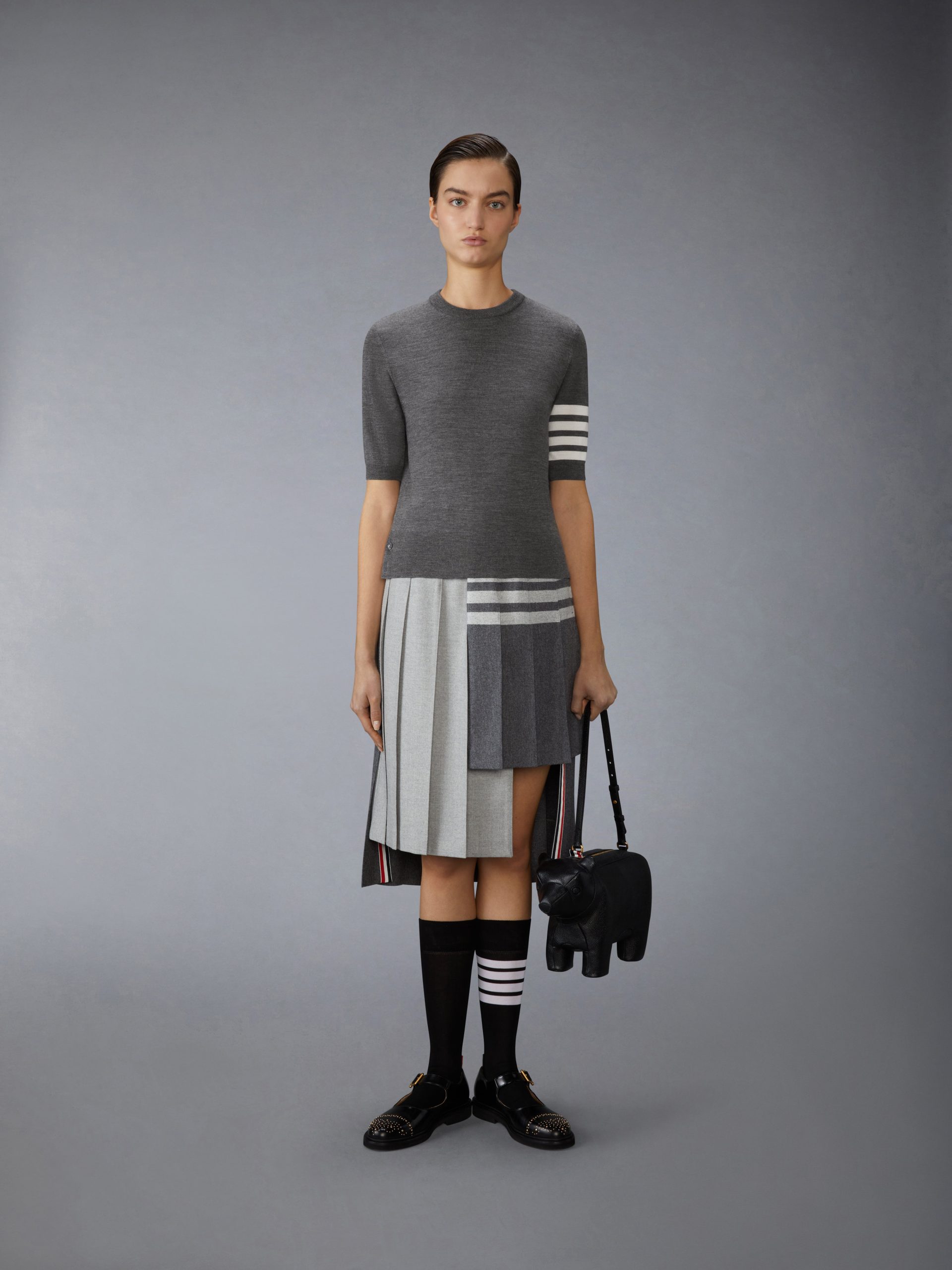 FINE MERINO WOOL 4-BAR TEE - Image 3