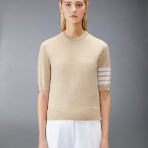 FINE MERINO WOOL 4-BAR TEE