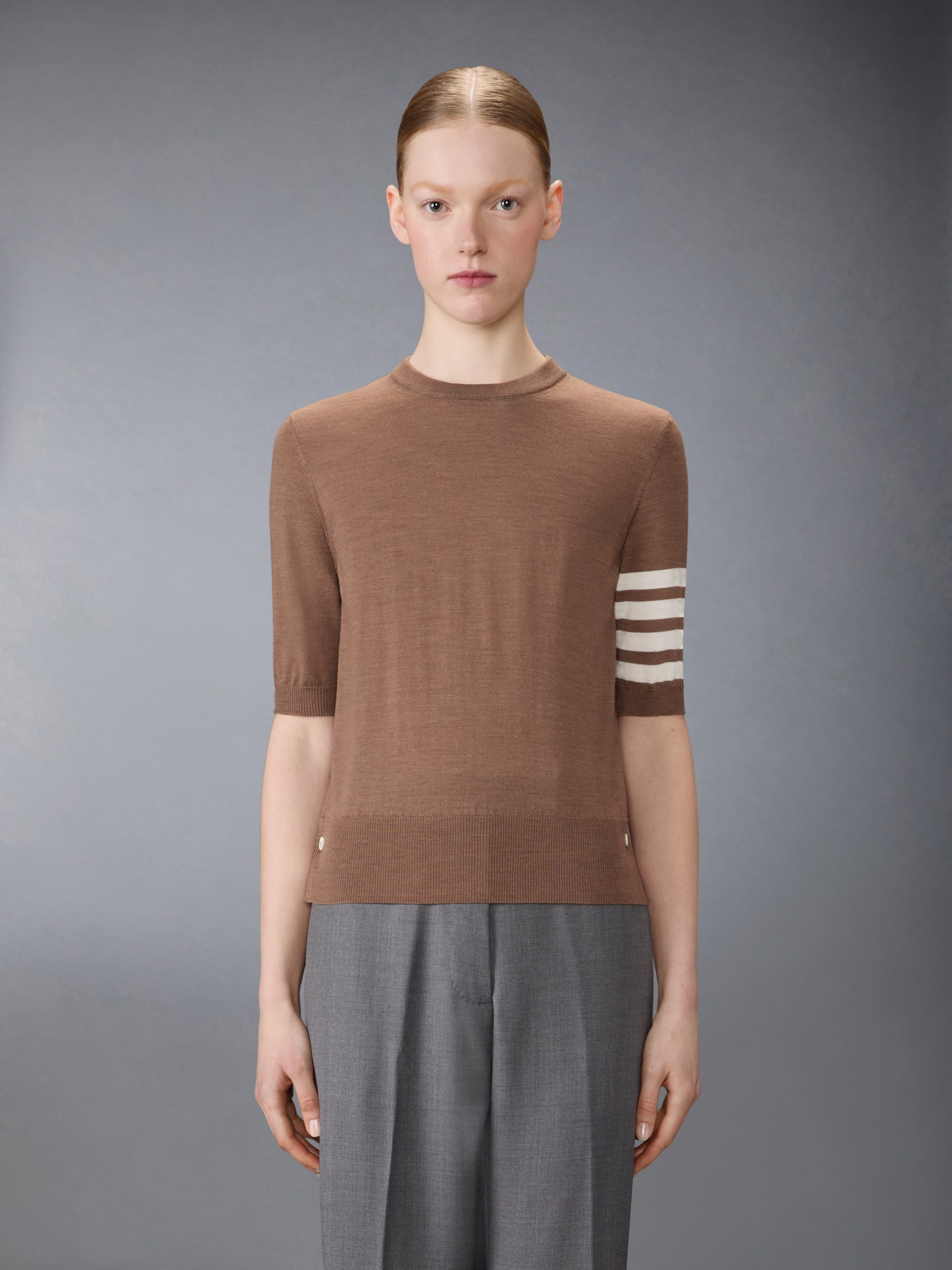 FINE MERINO WOOL 4-BAR TEE