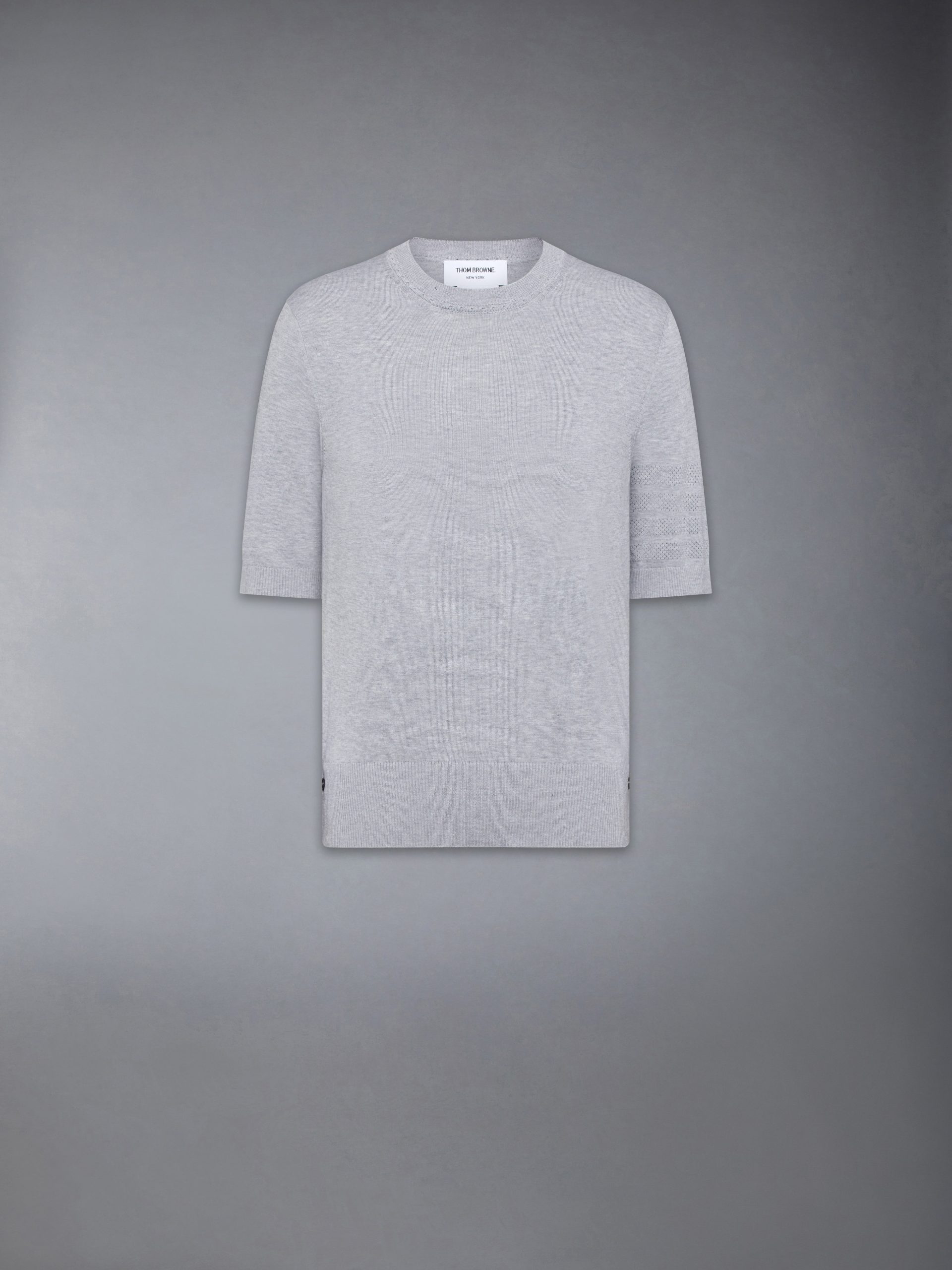 JERSEY STITCH POINTELLE 4-BAR TEE - Image 6