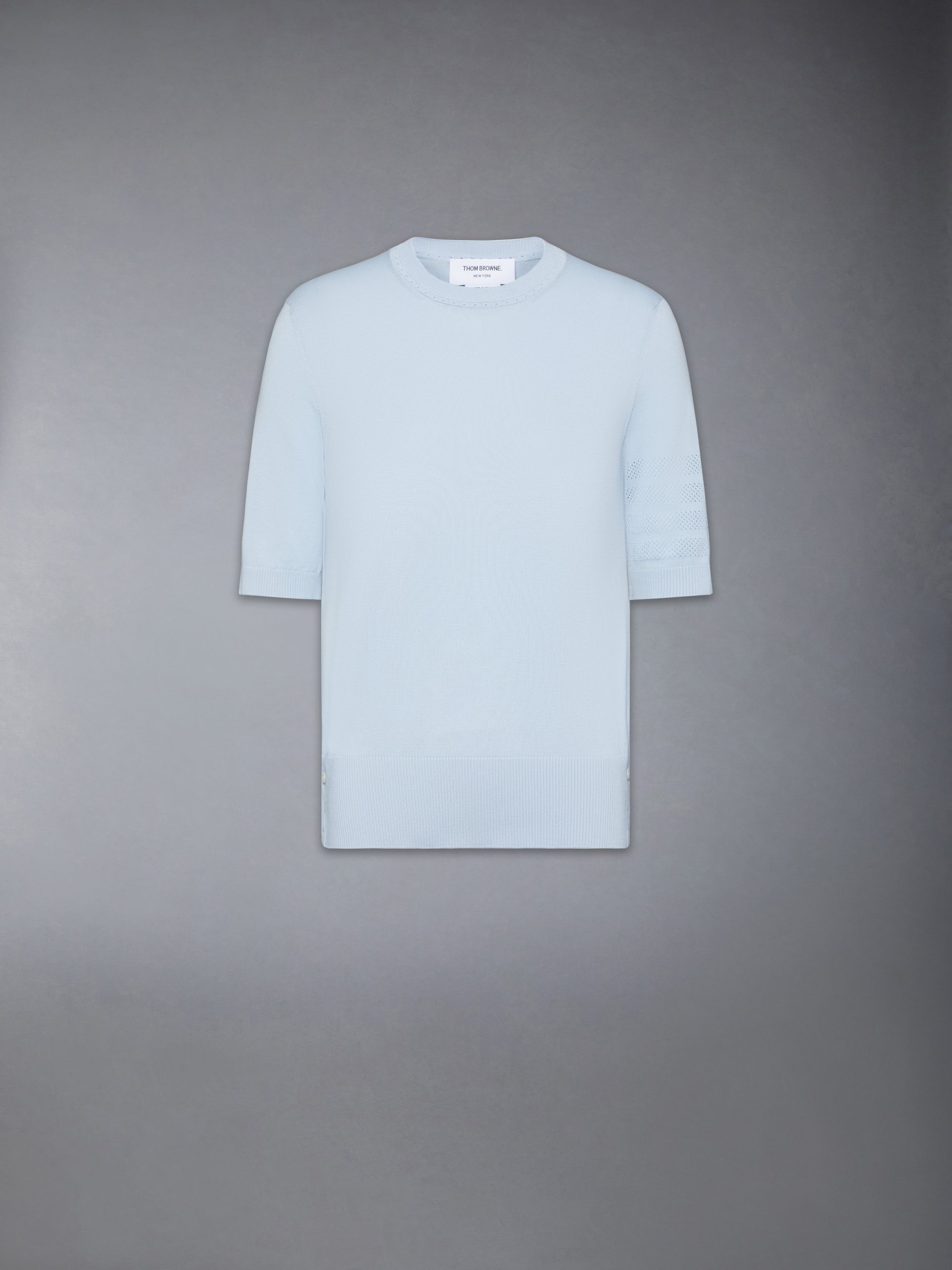 JERSEY STITCH POINTELLE 4-BAR TEE - Image 6