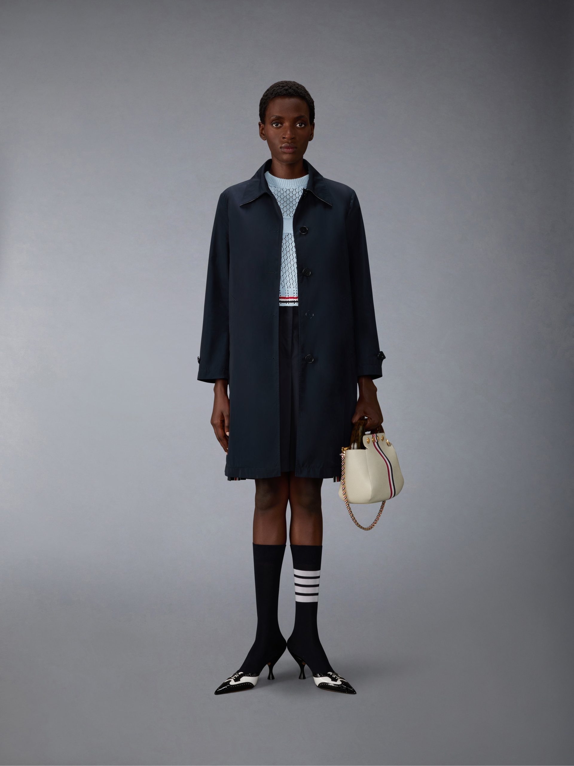 COTTON POINTELLE STITCH HECTOR RWB TEE - Image 3