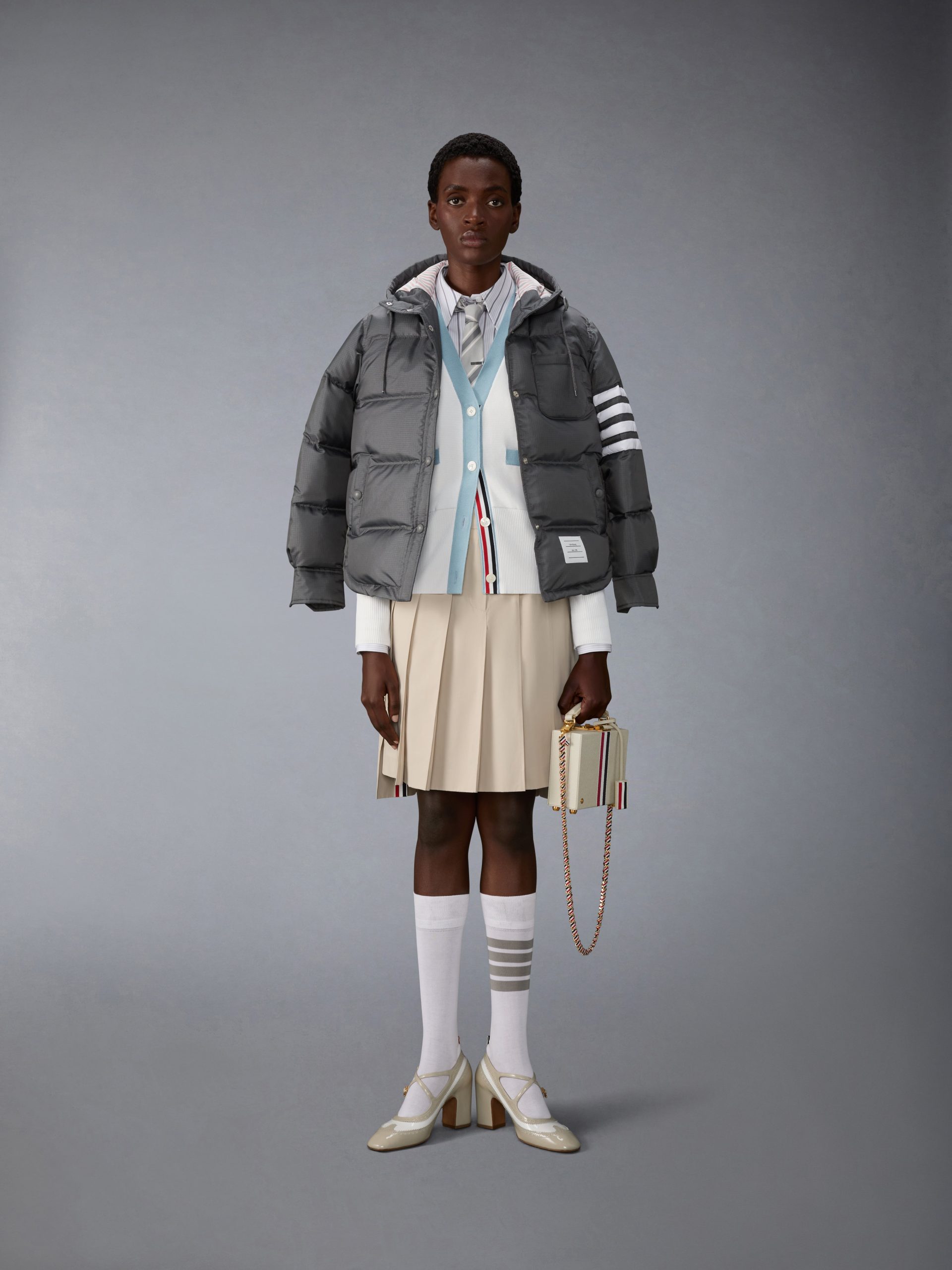 MILANO STITCH COTTON 4-BAR CARDIGAN - Image 4