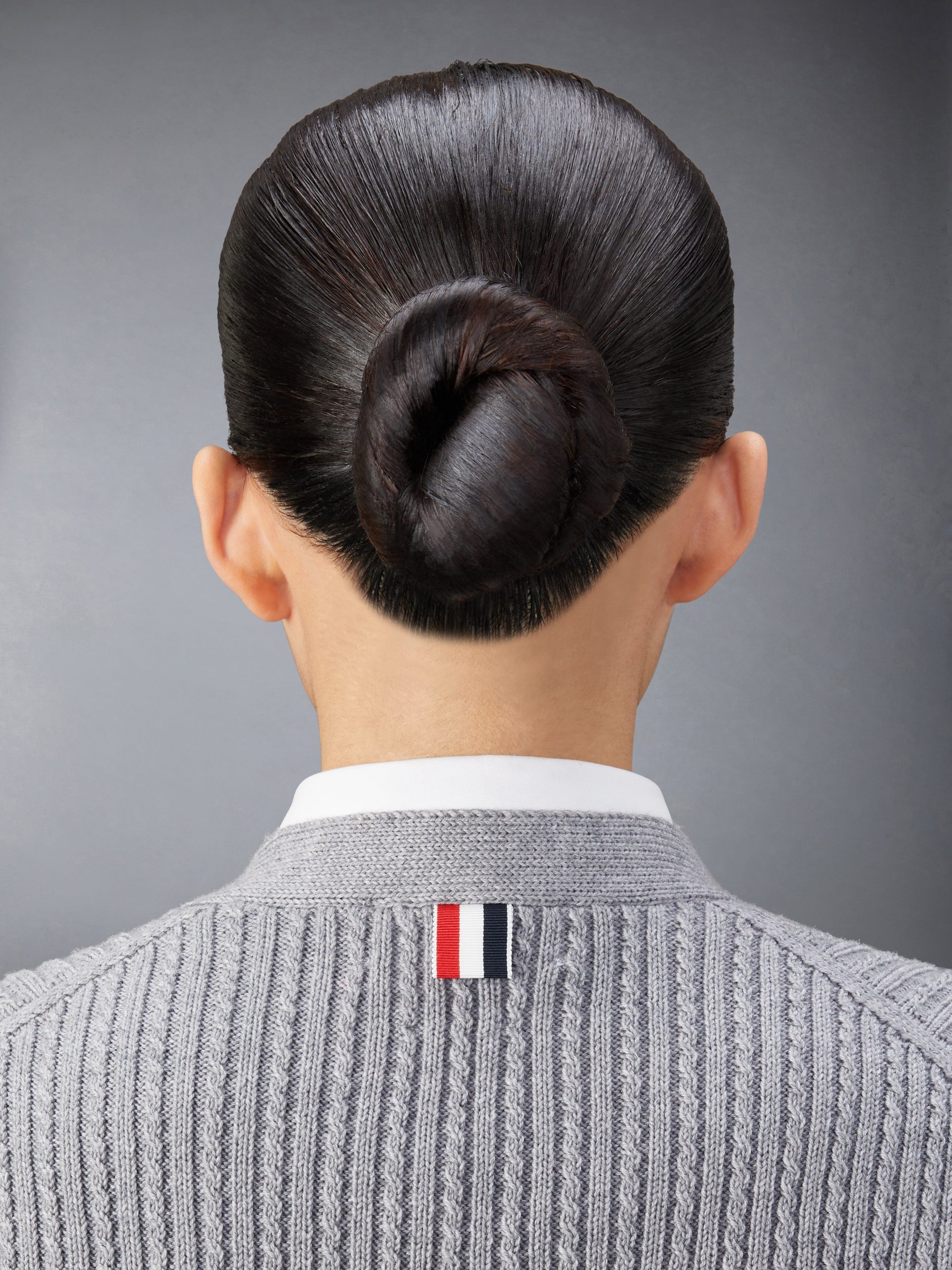 MERINO WOOL 4-BAR CROPPED CARDIGAN - Image 5