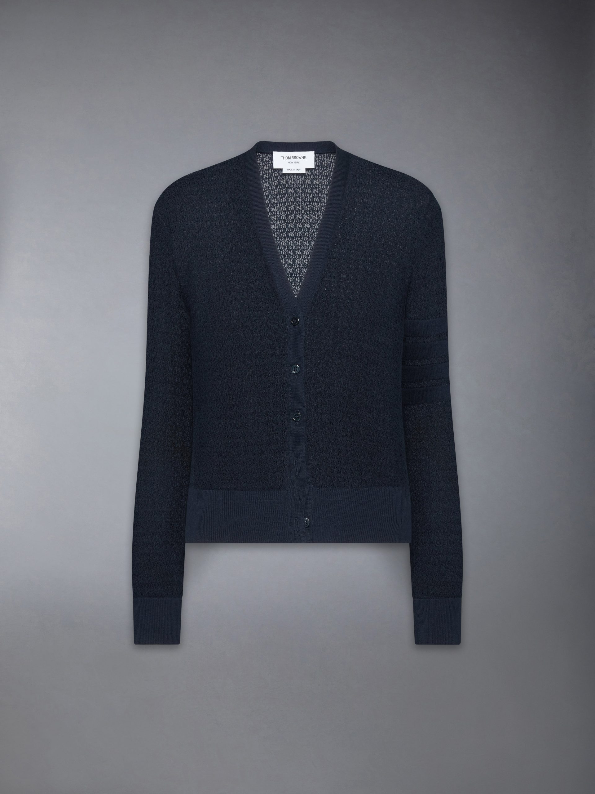 COTTON CASHMERE V NECK CARDIGAN - Image 6
