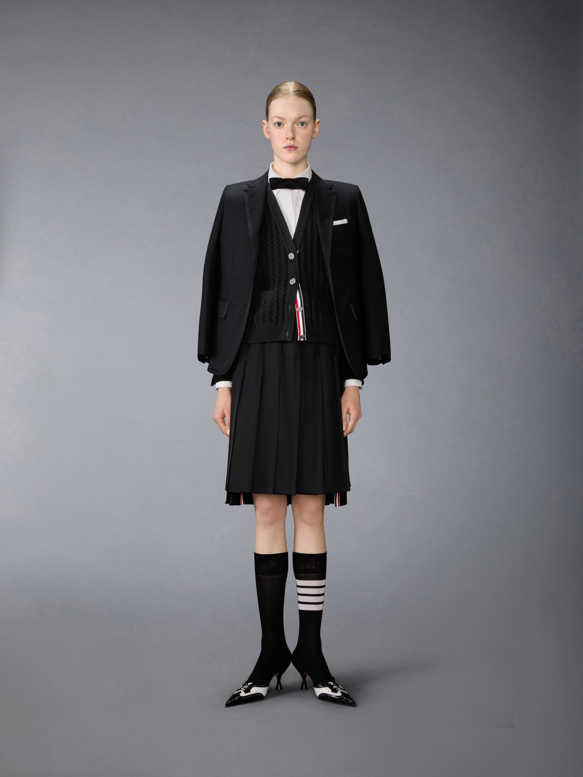 CASHMERE BABY CABLE STITCH CARDIGAN - Image 3