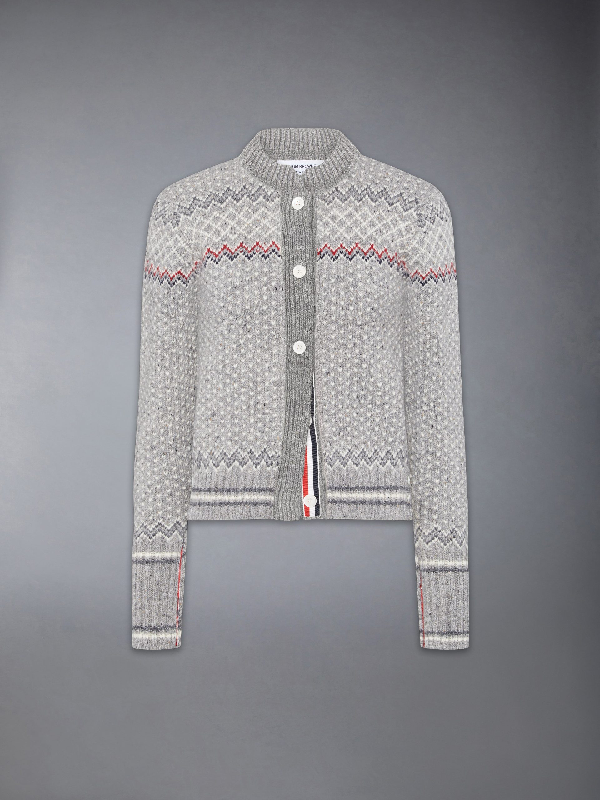 FAIRISLE JACQUARD DONEGAL CROPPED CARDIGAN - Image 6