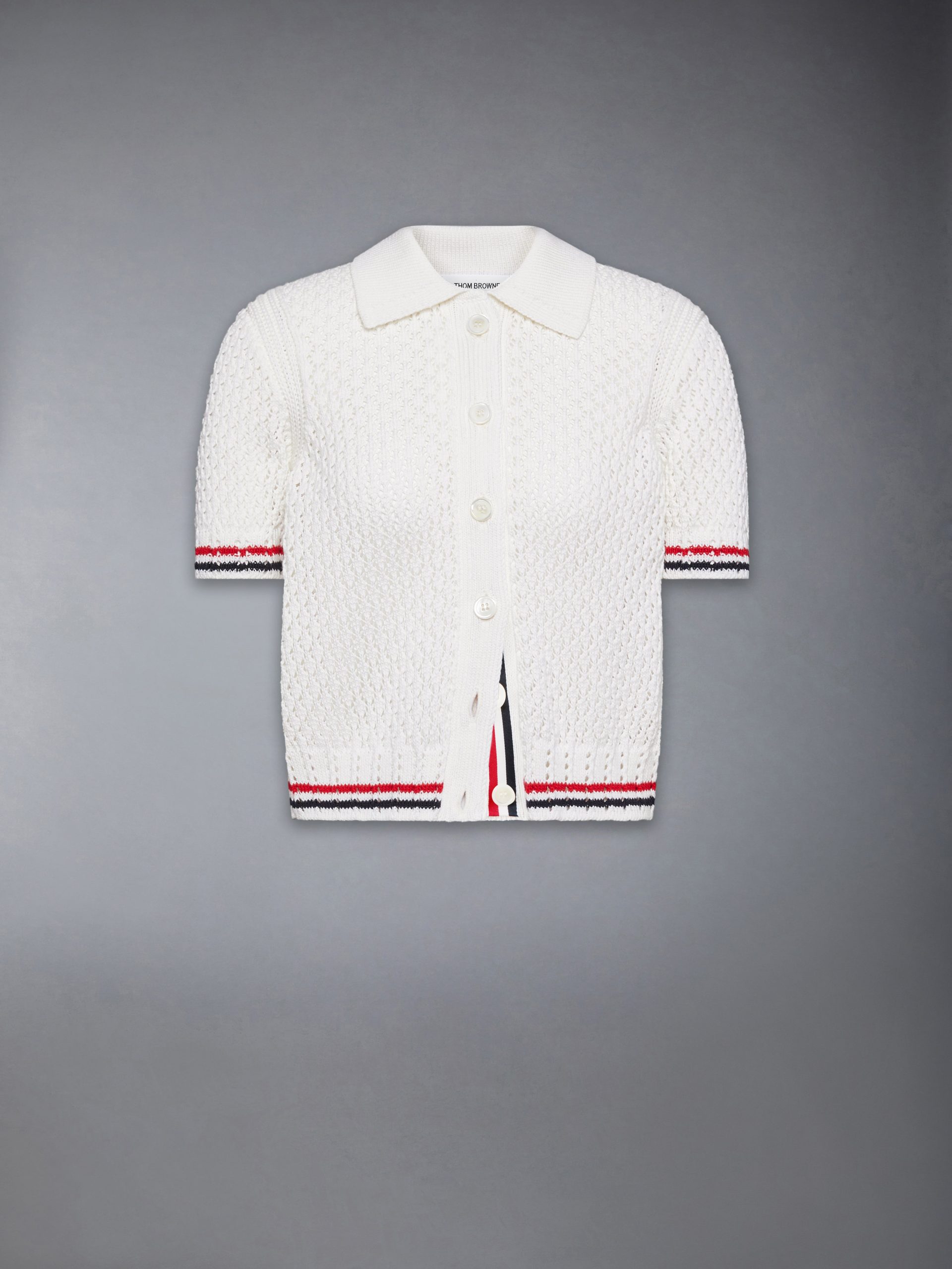 HECTOR POINTELLE SHORT SLEEVE CARDIGAN - Image 6