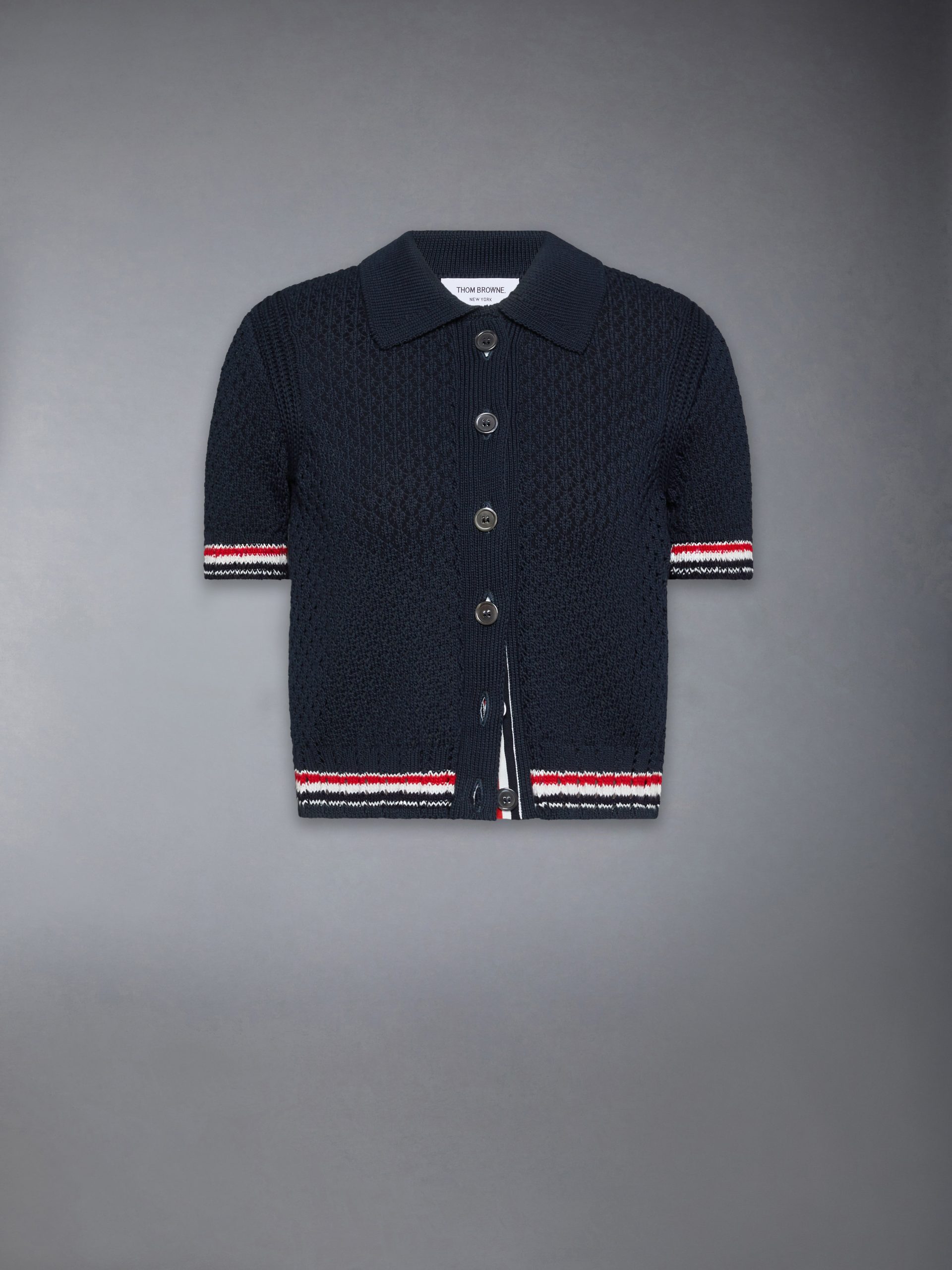 HECTOR POINTELLE SHORT SLEEVE CARDIGAN - Image 7
