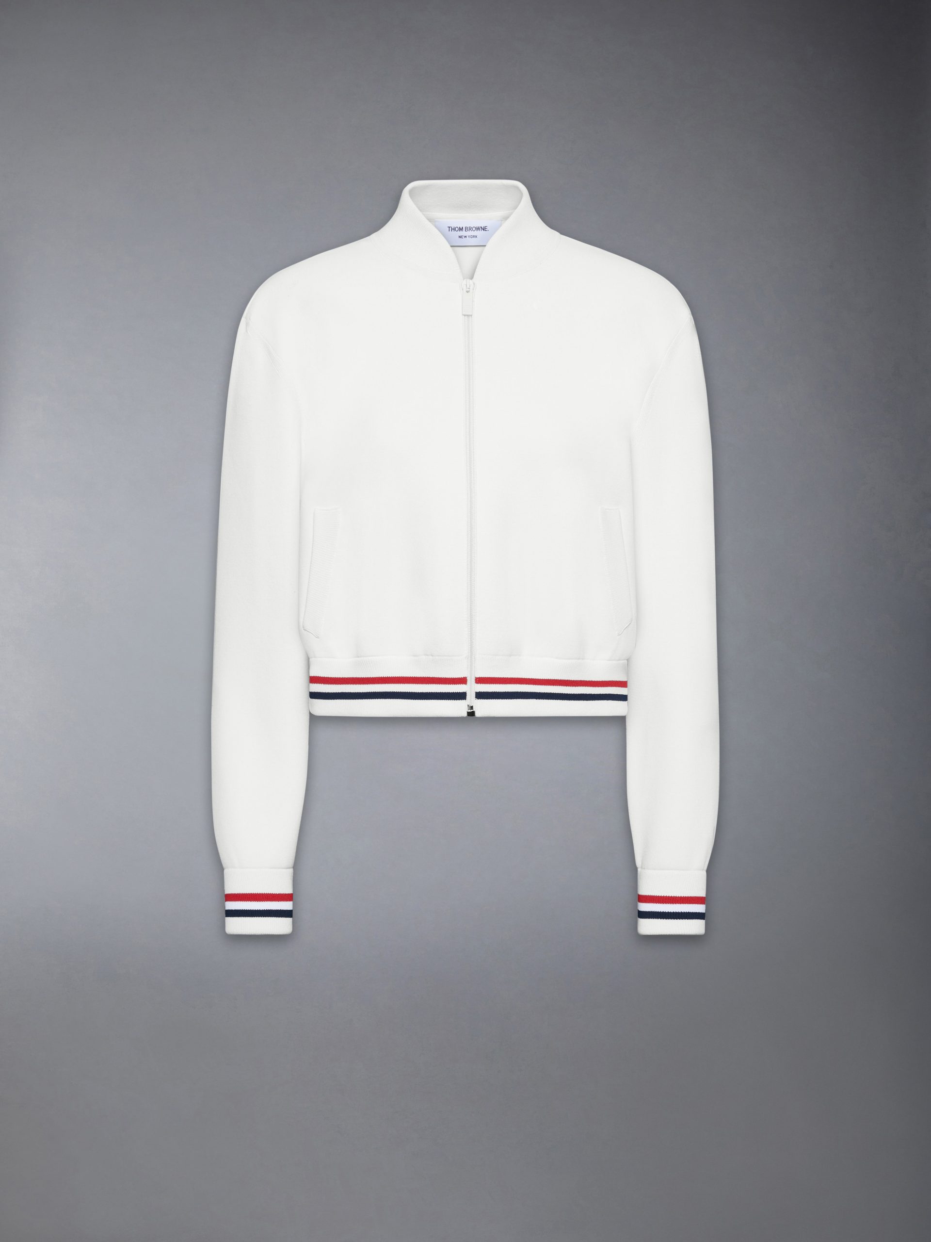 MILANO STITCH RWB STRIPE BOMBER JACKET - Image 5