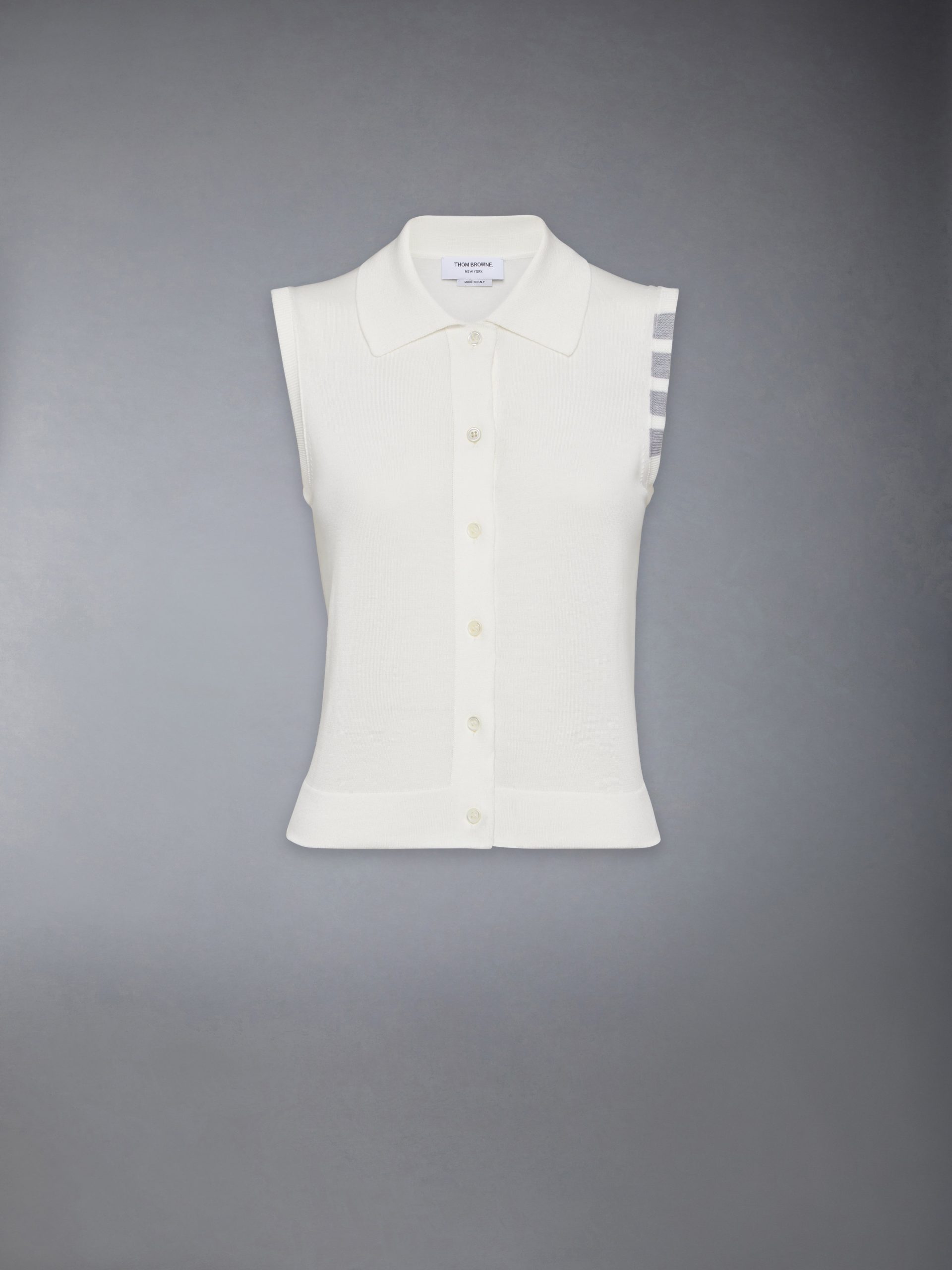 COTTON 4-BAR CROPPED SHIRT - Image 6