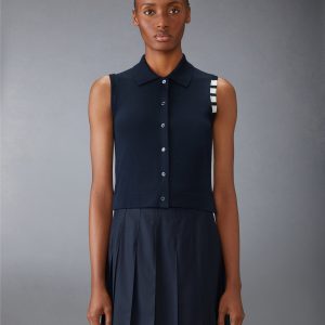 COTTON 4-BAR CROPPED SHIRT