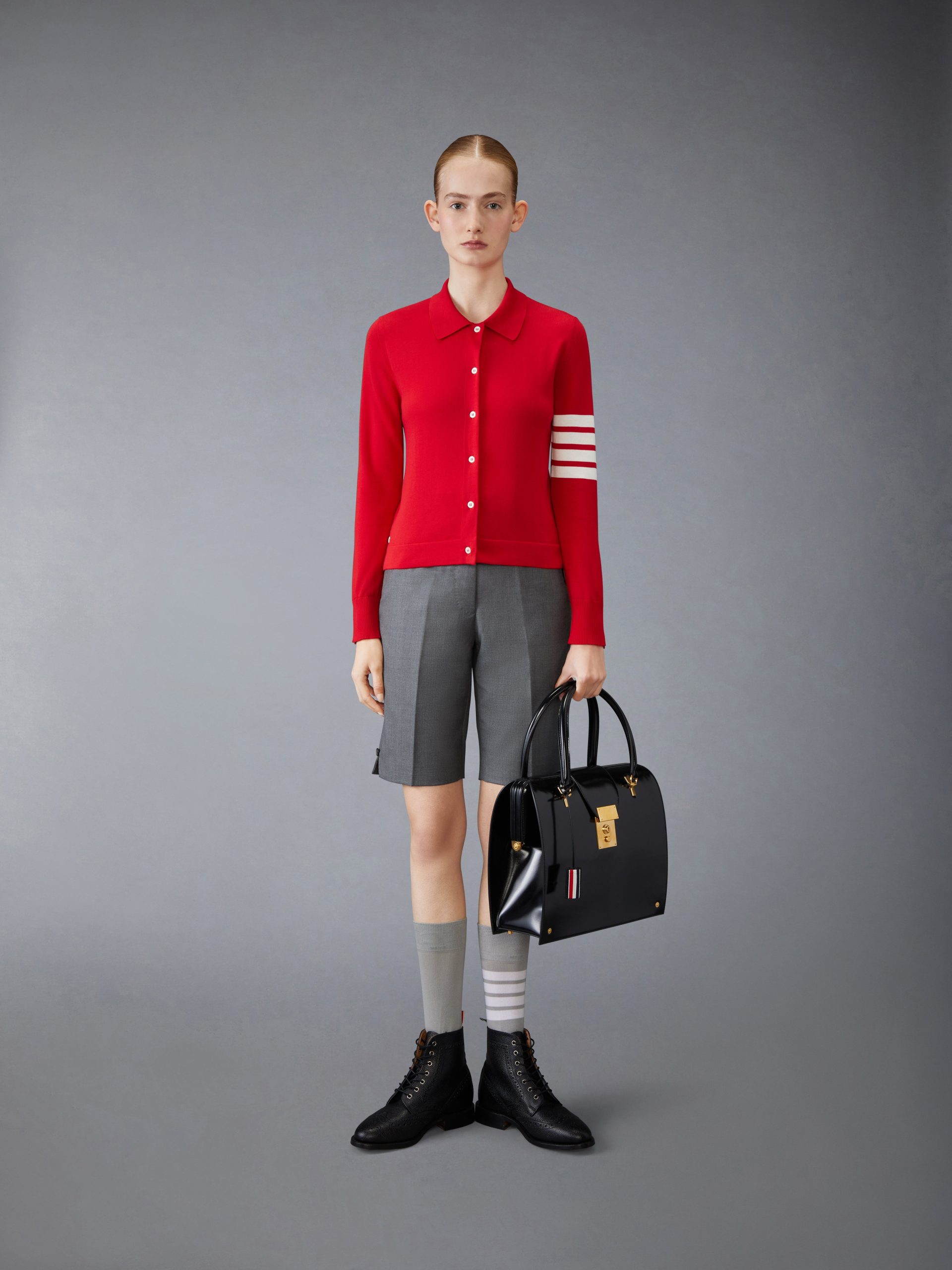 COTTON 4-BAR SHIRT - Image 3