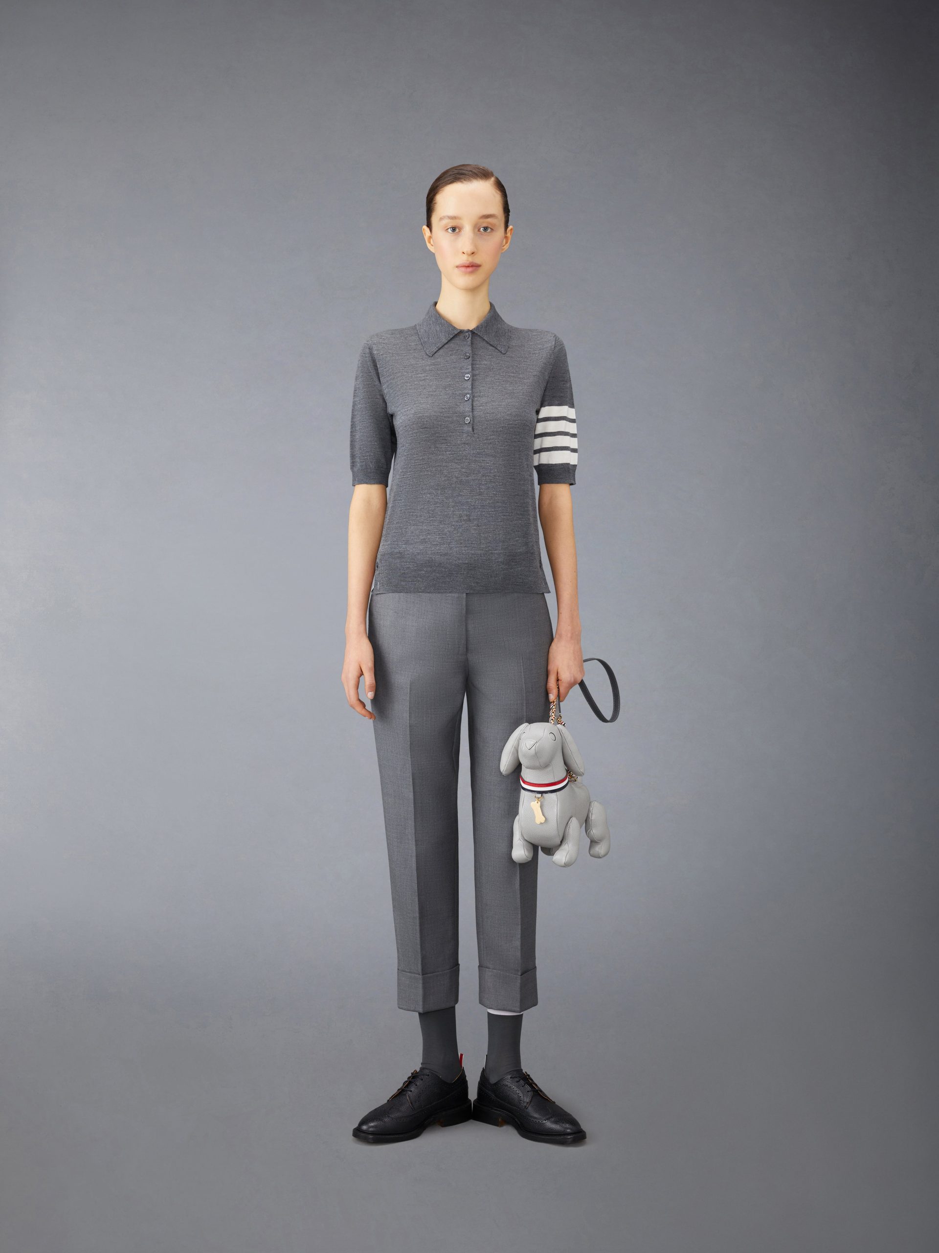 WOOL 4-BAR RELAXED POLO - Image 3