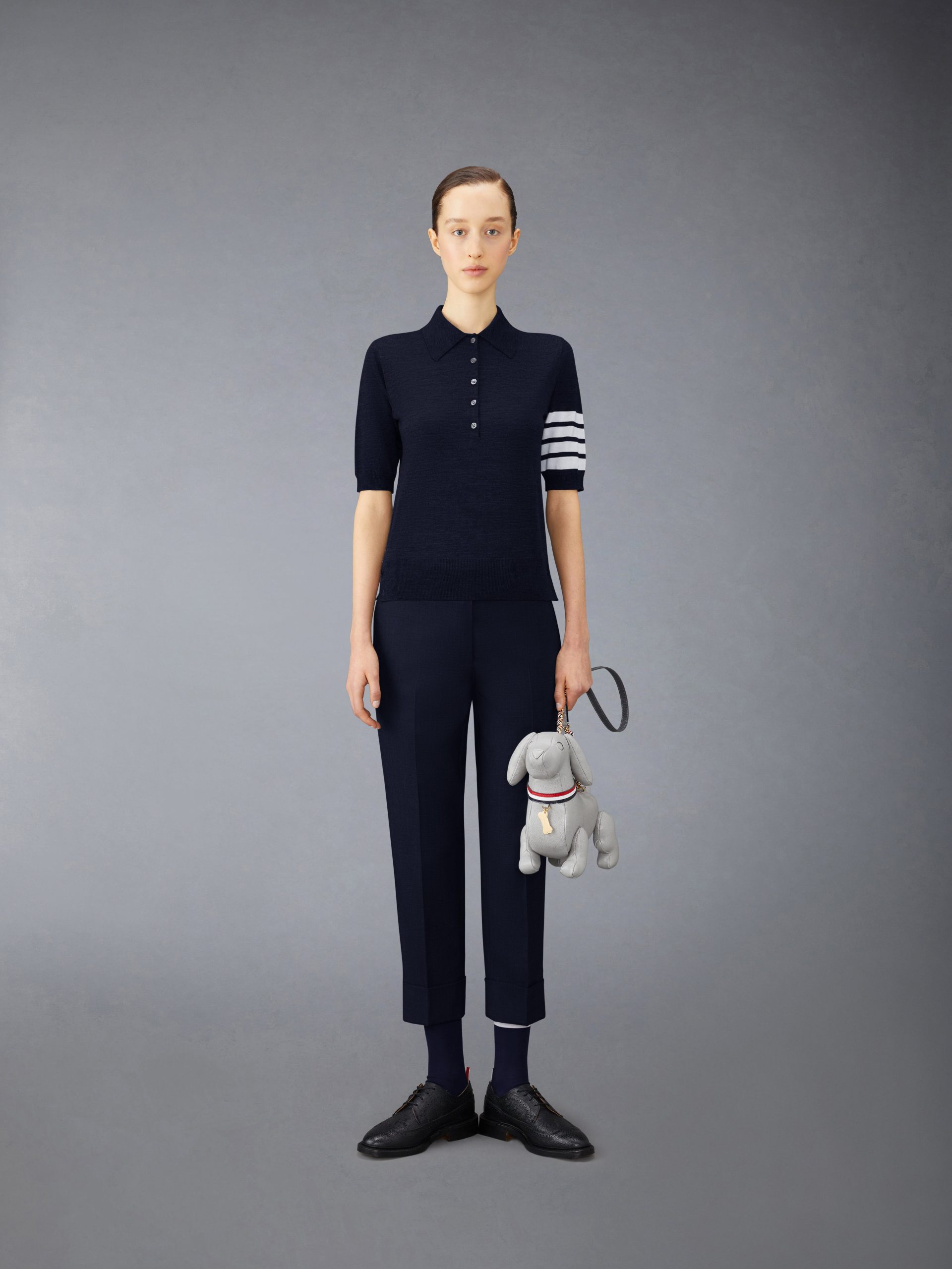 WOOL 4-BAR RELAXED POLO - Image 3