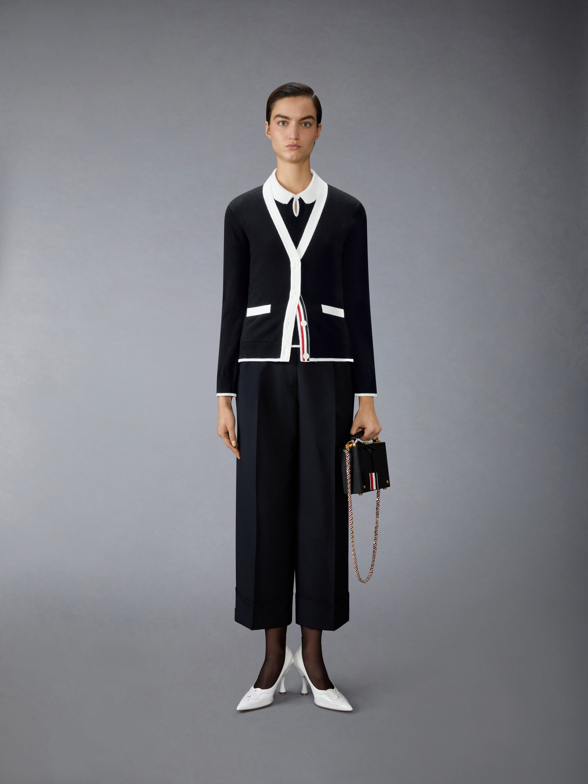 JERSEY STITCH CASHMERE POLO - Image 3