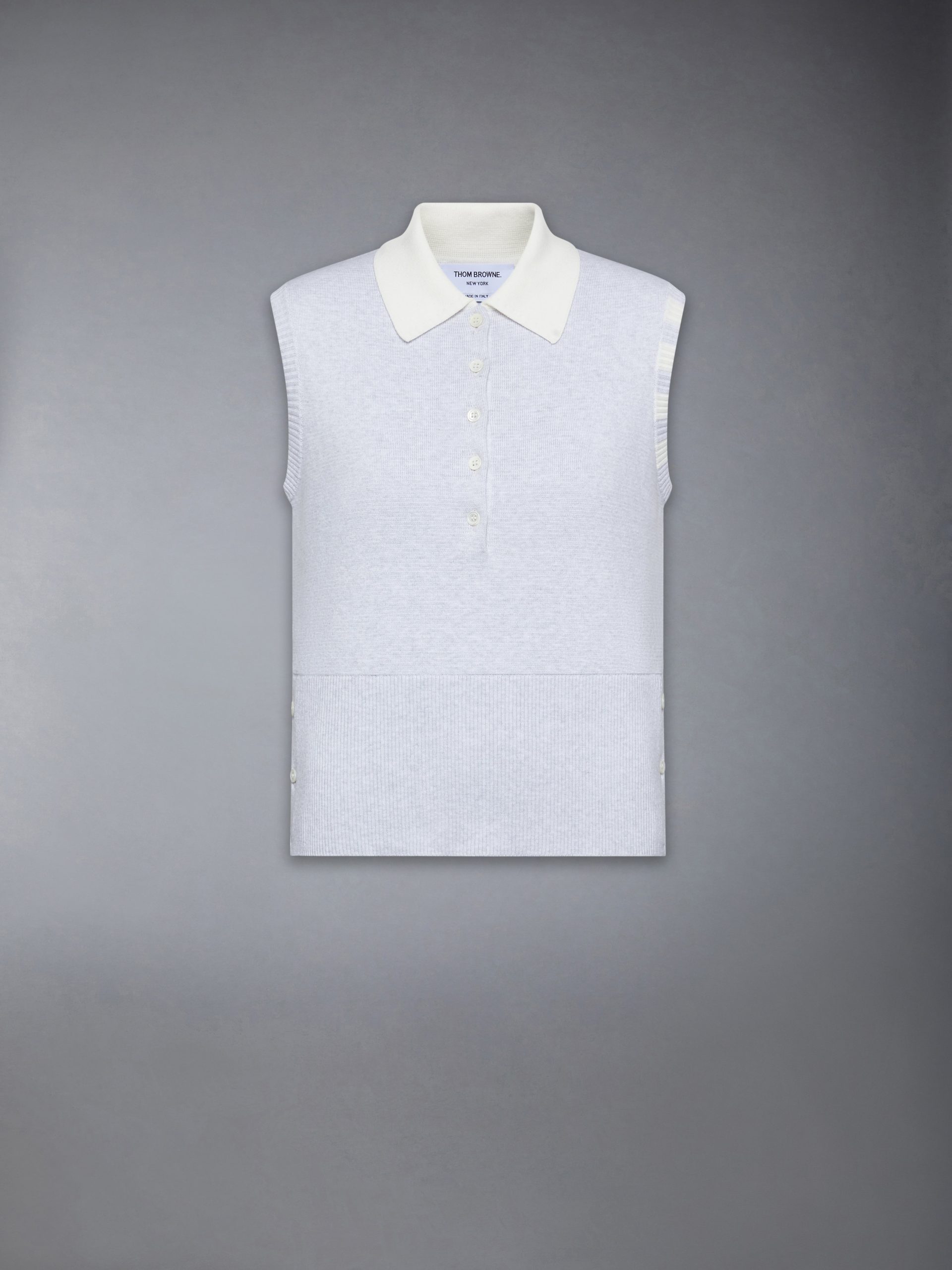MILANO STITCH 4-BAR SLEEVELESS POLO - Image 6