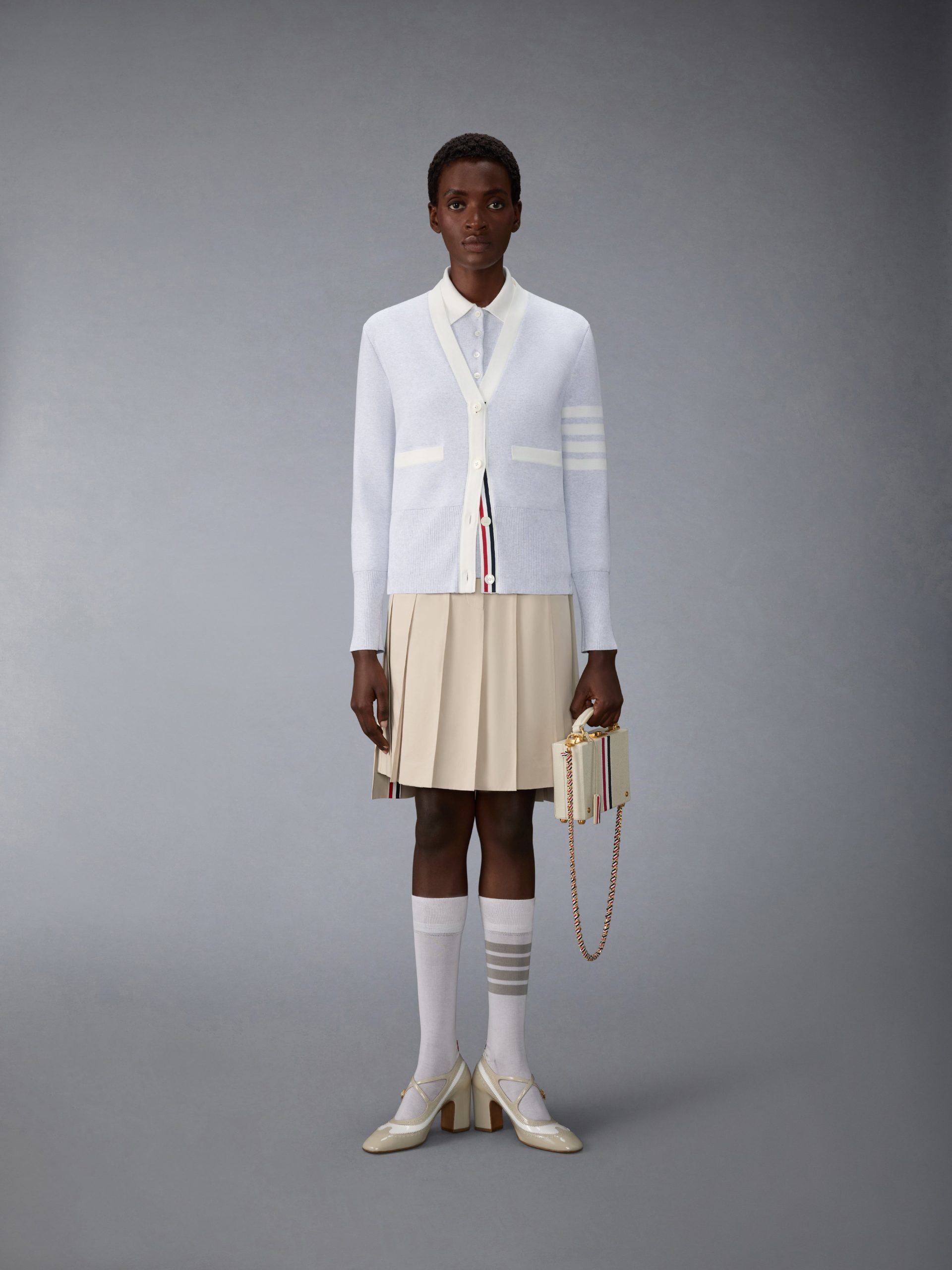 MILANO STITCH 4-BAR SLEEVELESS POLO - Image 3