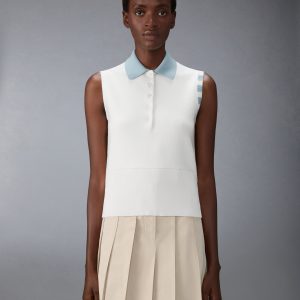 MILANO STITCH 4-BAR SLEEVELESS POLO