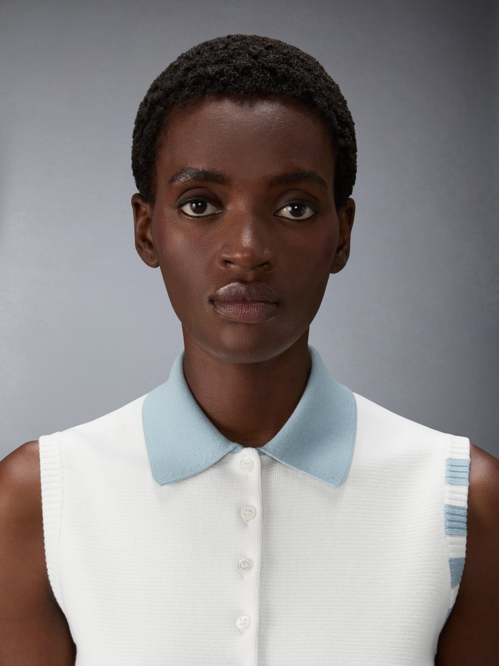 MILANO STITCH 4-BAR SLEEVELESS POLO - Image 5