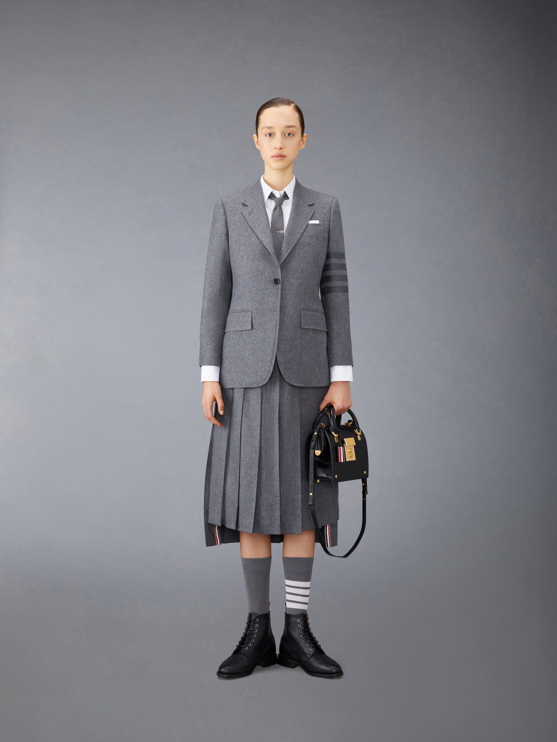 POPLIN ARMBANDS CLASSIC ROUND COLLAR SHIRT - Image 5