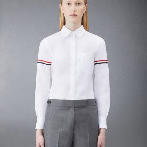 OXFORD ARMBANDS CLASSIC ROUND COLLAR SHIRT