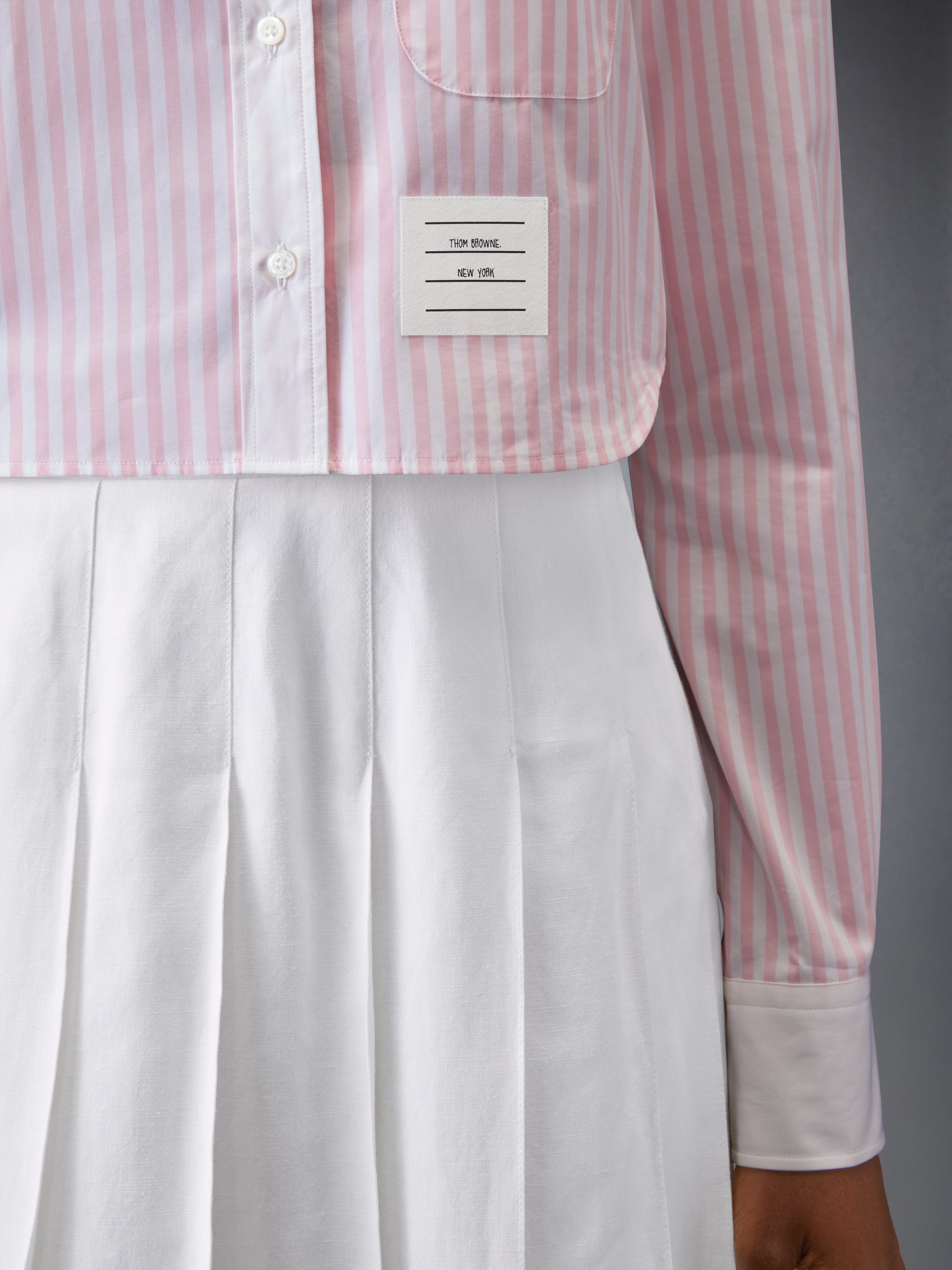 CLASSIC POPLIN CROPPED SHIRT - Image 4