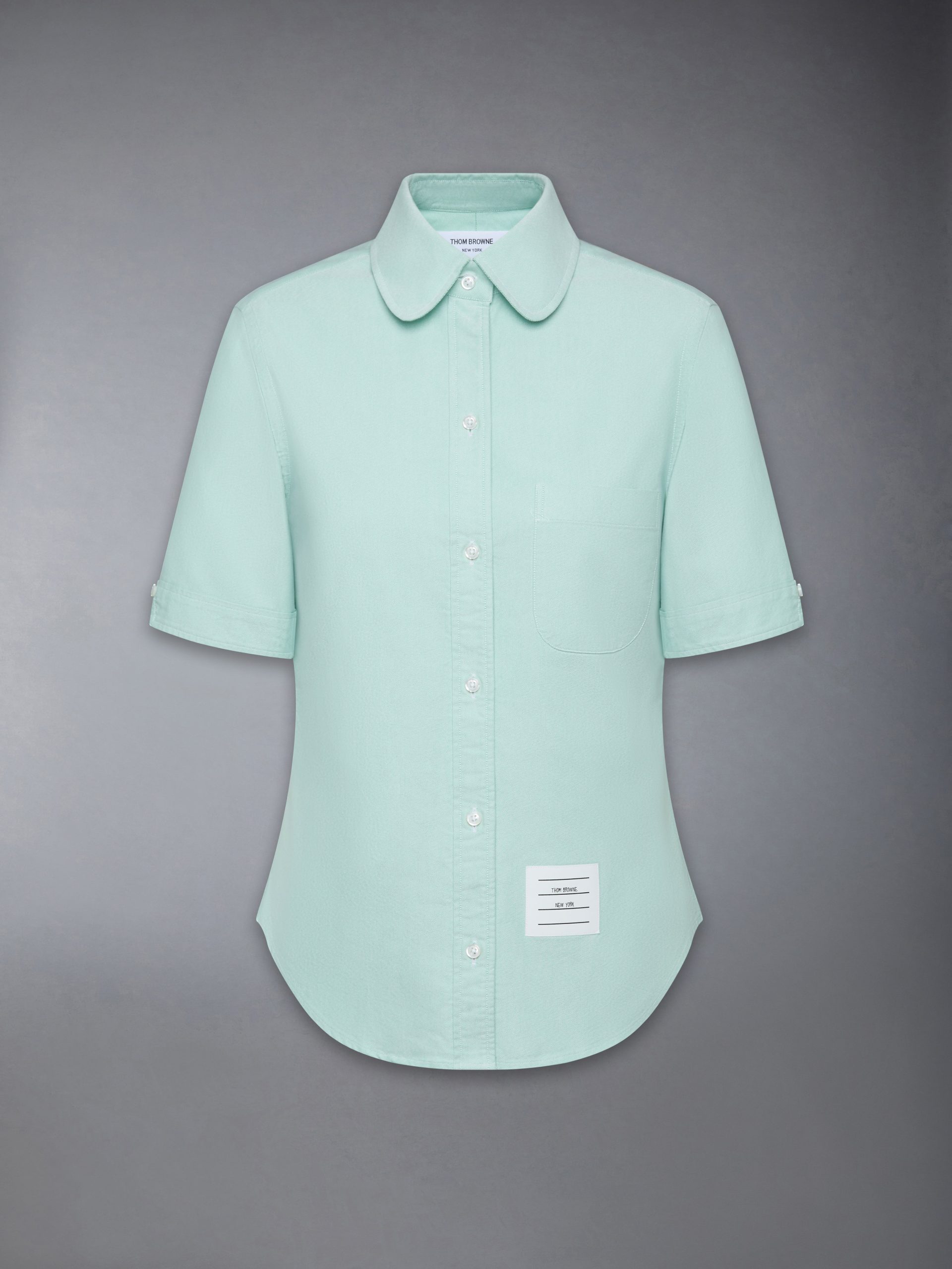 OXFORD ROUND COLLAR SHORT SLEEVE SHIRT - Image 7